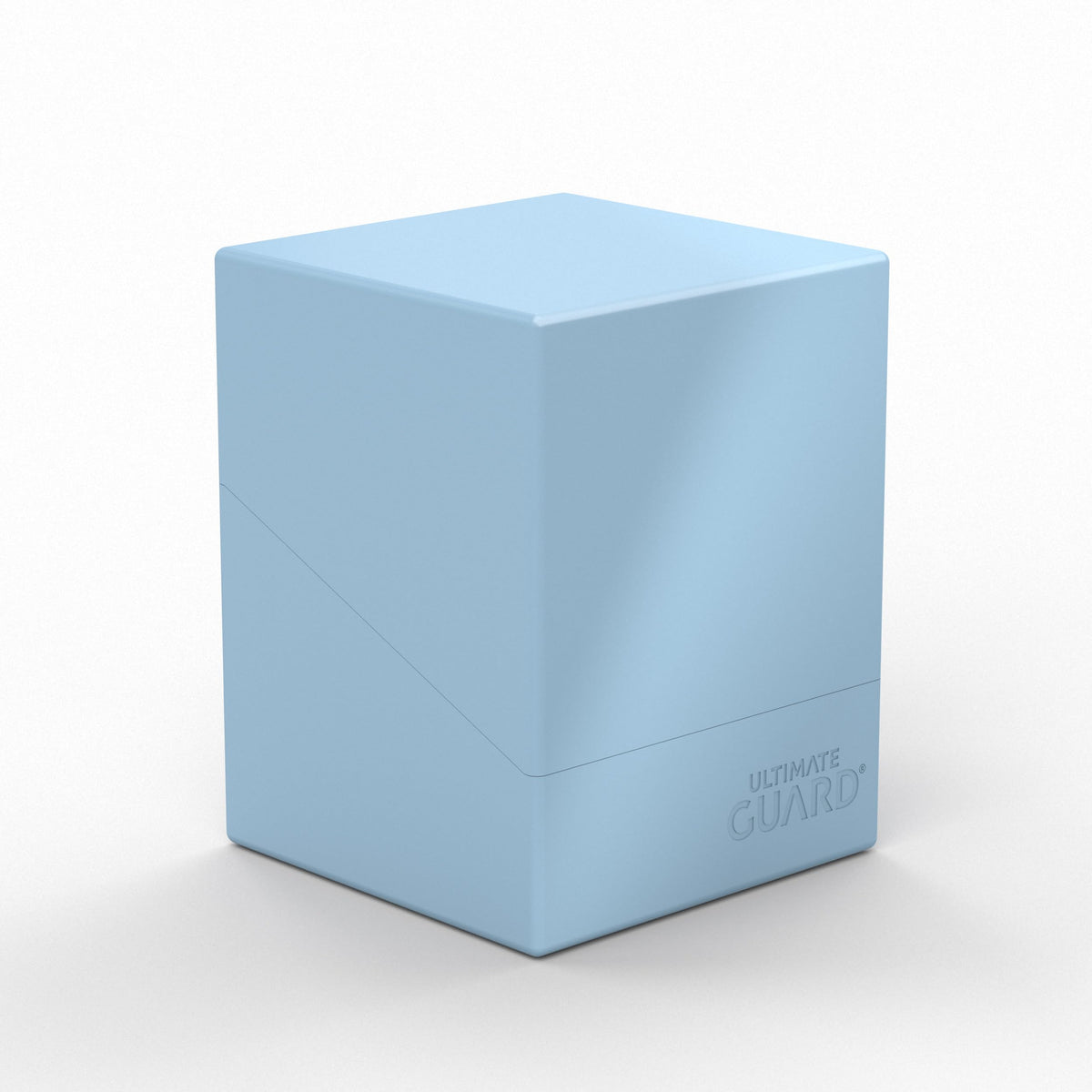 Ultimate Guard Boulder Solid 100+ Deck Case – Holds 100 double-sleeved or 120 single-sleeved cards, Baby Blue, No Transparency