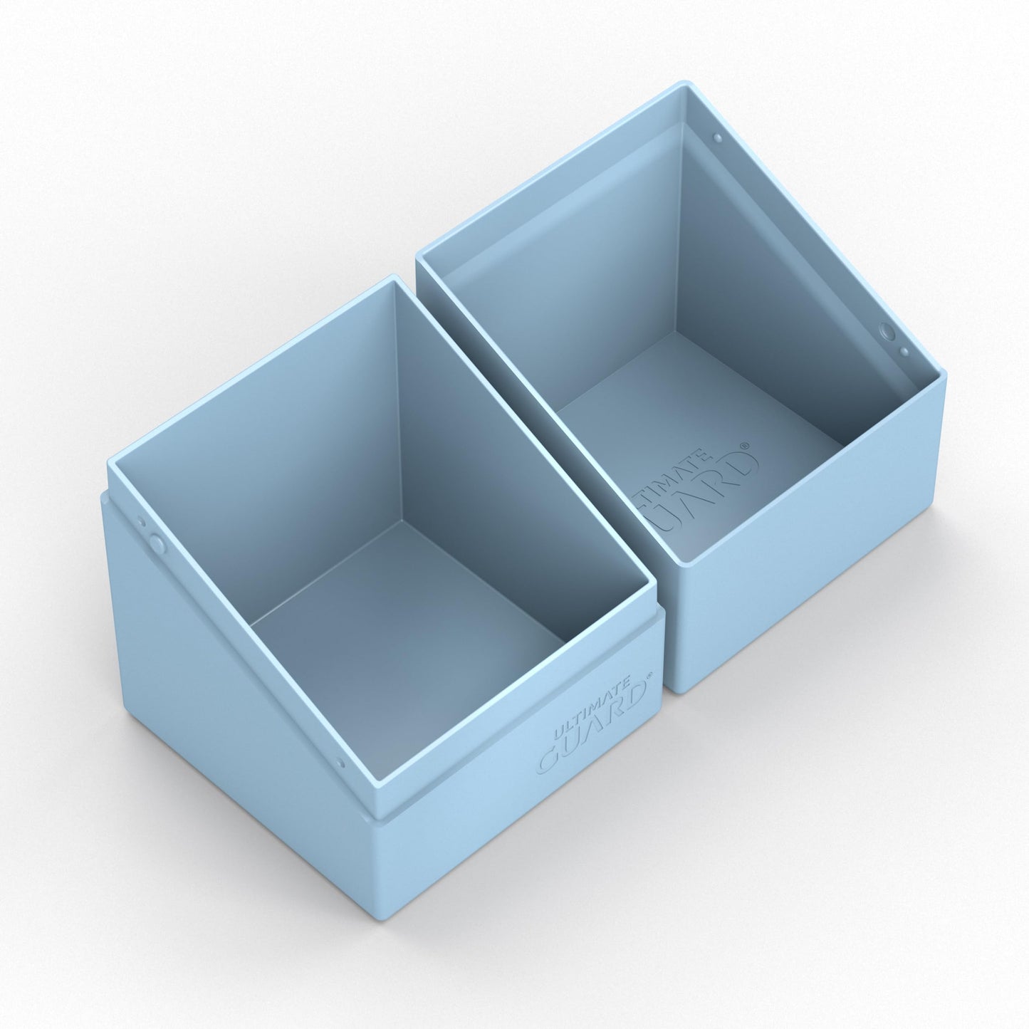 Ultimate Guard Boulder Solid 100+ Deck Case – Holds 100 double-sleeved or 120 single-sleeved cards, Baby Blue, No Transparency