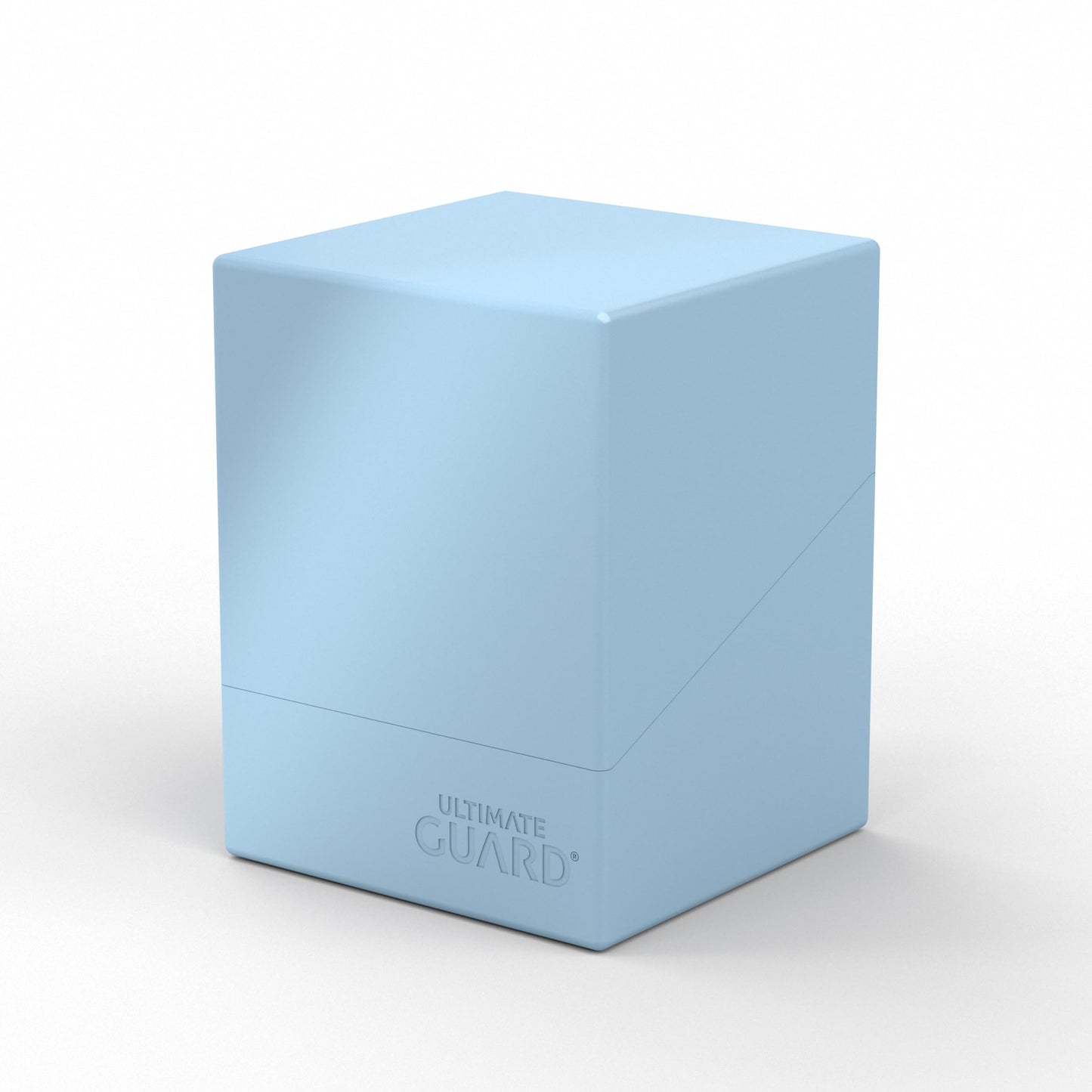 Ultimate Guard Boulder Solid 100+ Deck Case – Holds 100 double-sleeved or 120 single-sleeved cards, Baby Blue, No Transparency