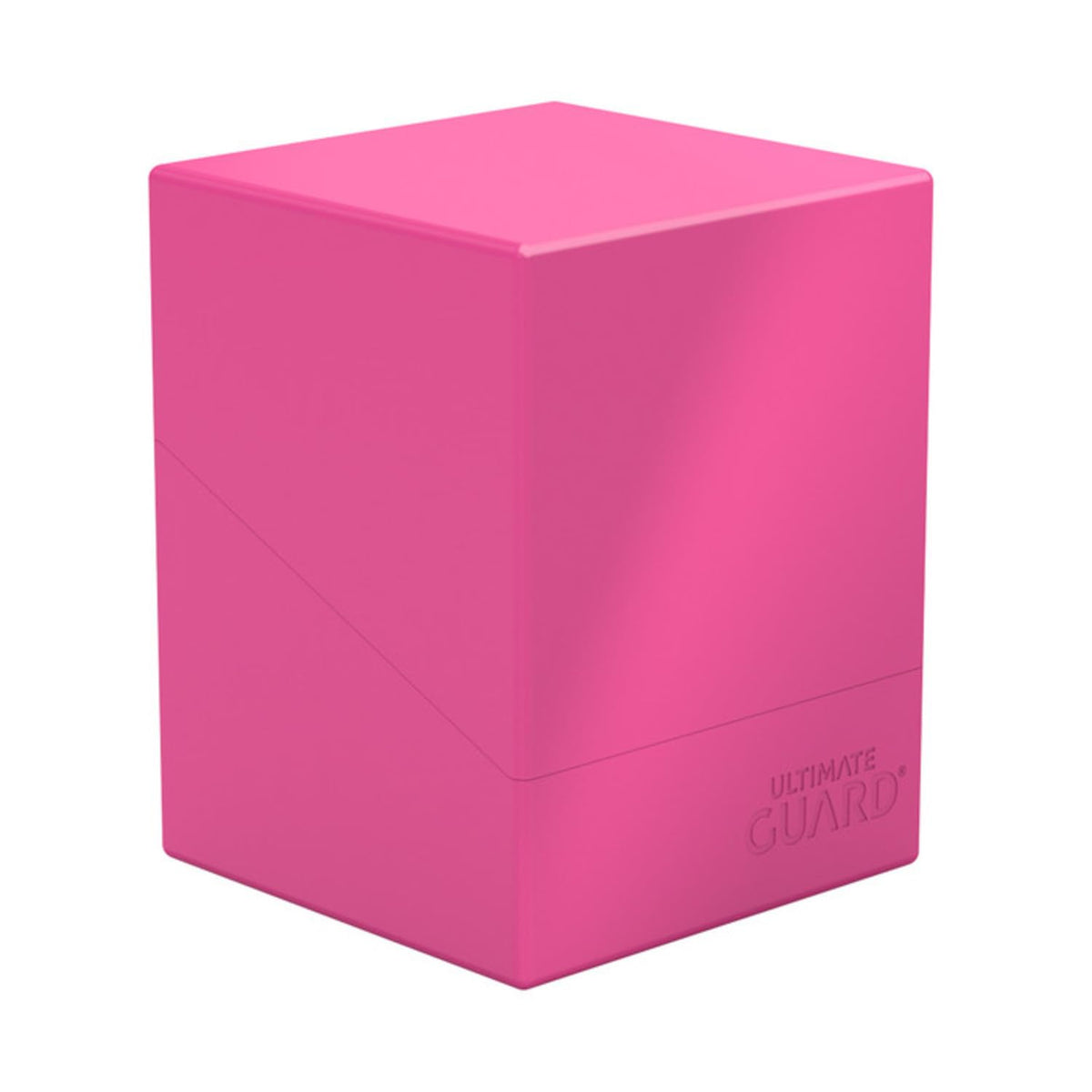 Ultimate Guard Boulder Solid 100+ Neon Pink Deck Case – Secure, Opaque Card Storage