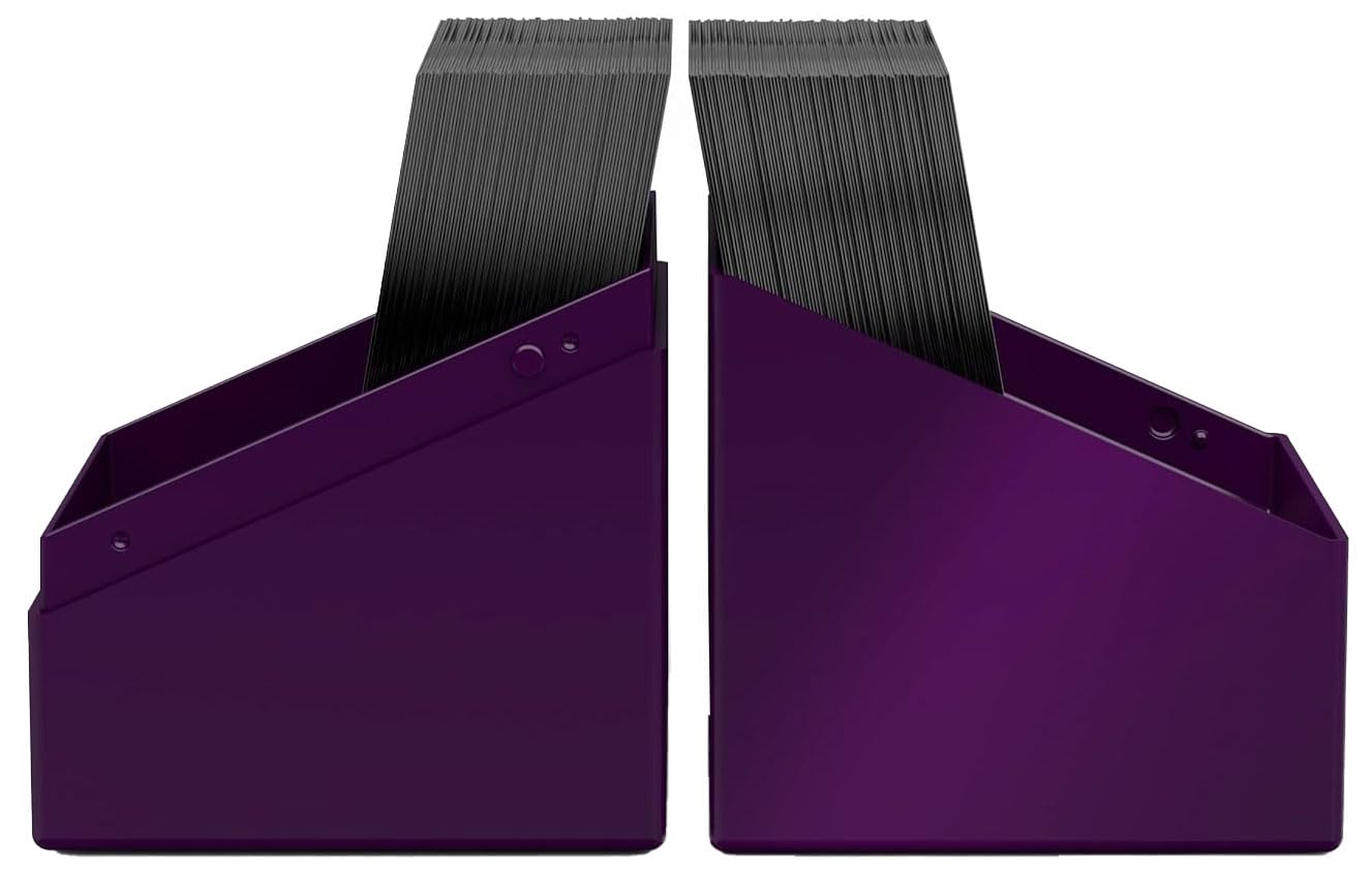 Ultimate Guard Boulder Solid 100+ Deck Case – Purple, Secure & Durable Storage for 100 Double-Sleeved Cards