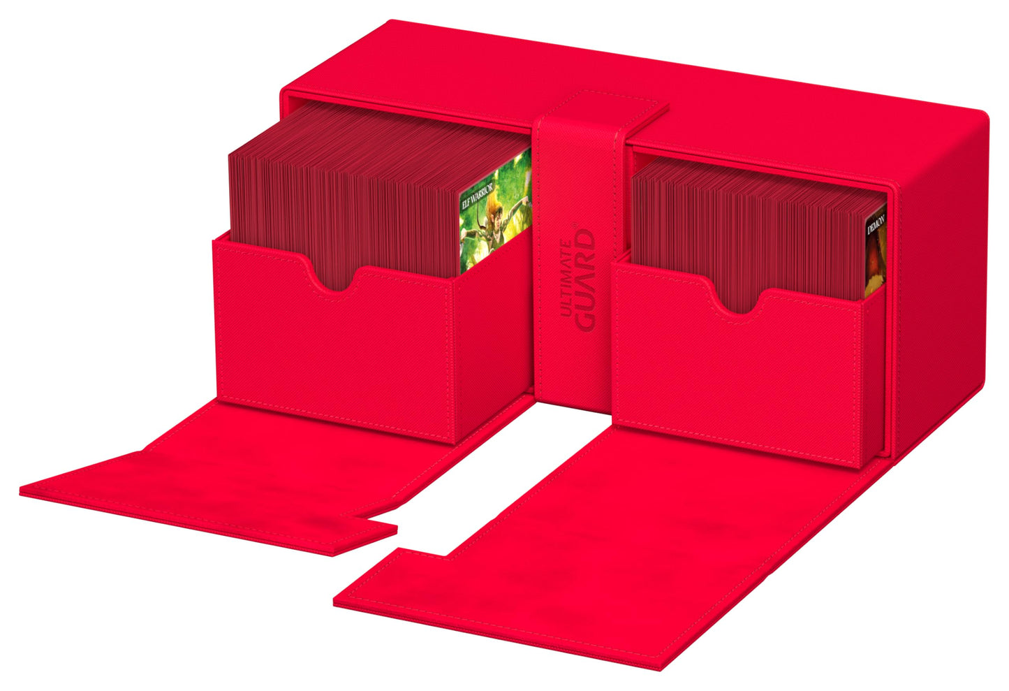 Ultimate Guard Twin Flip'n'Tray 266+ Deck Case – Independent Trays, Magnetic Closure, Microfiber Lining