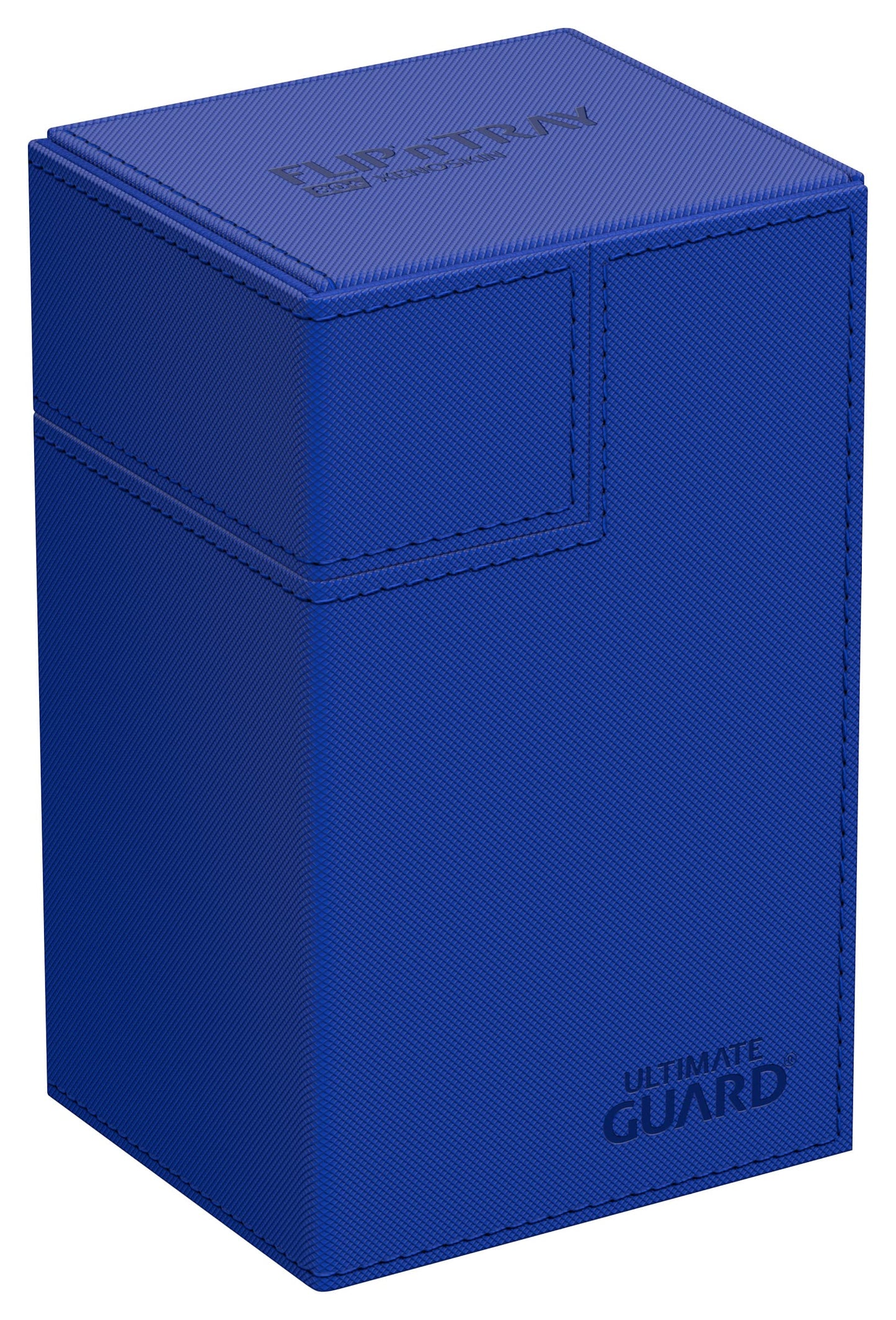 Ultimate Guard Flip'n'Tray 80+ Deck Case — Magnetic Closure, Microfiber Lining, Blue