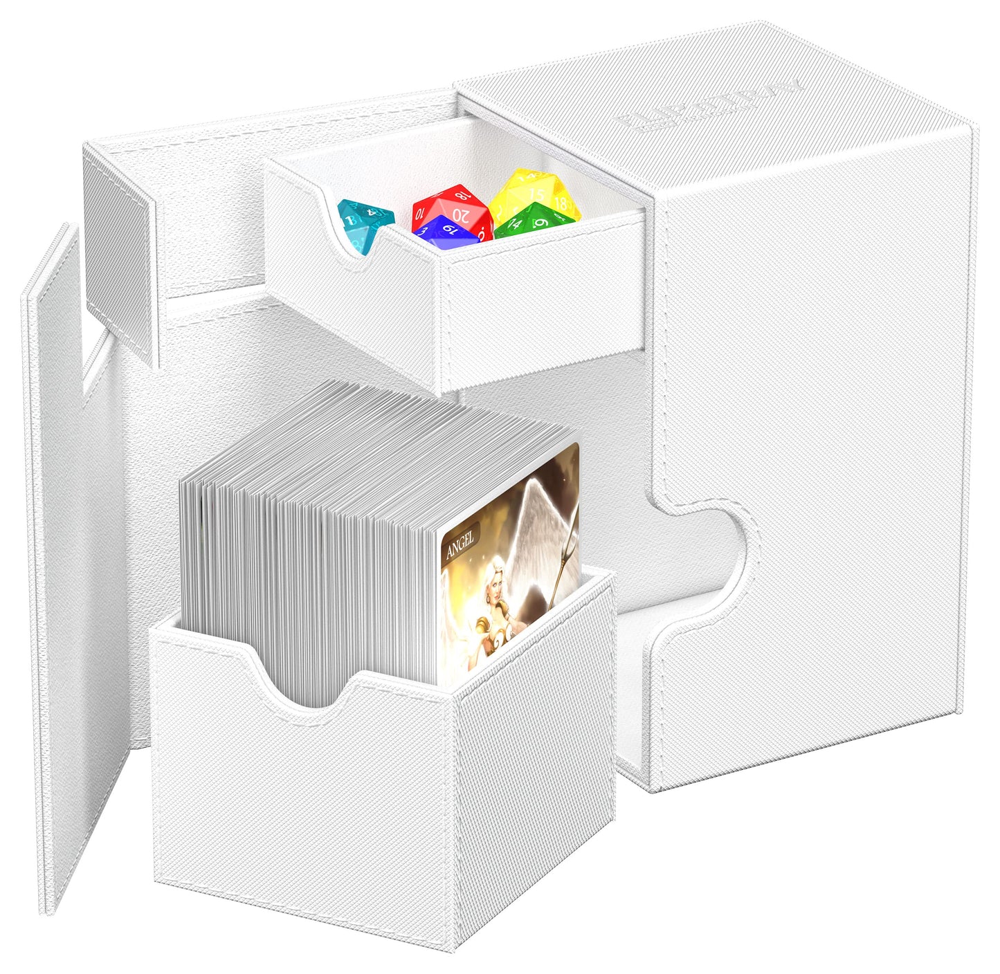 Ultimate Guard Flip'n'Tray 100+ Deck Case — Independent Trays, Magnetic Closure, Microfiber Lining