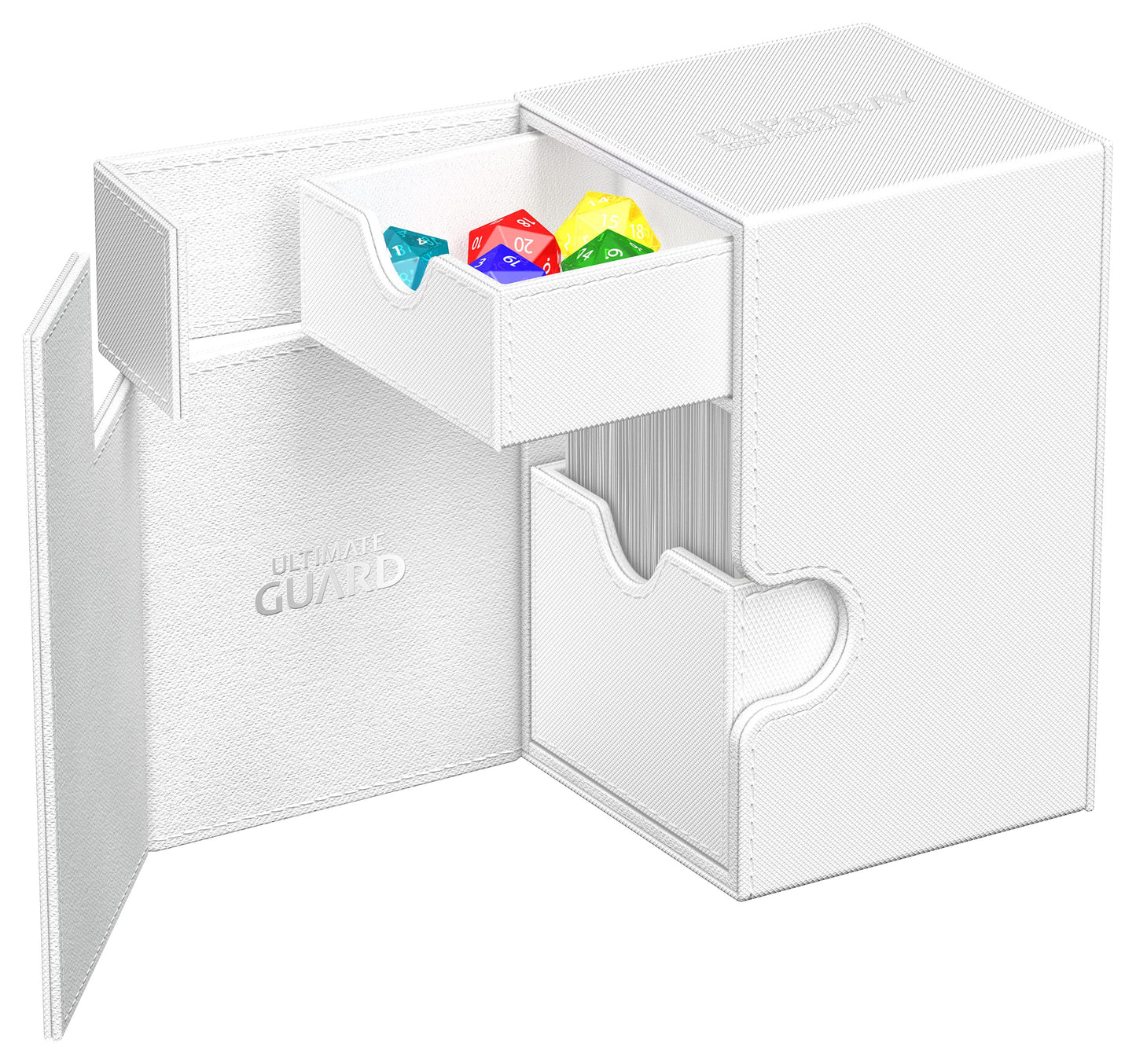 Ultimate Guard Flip'n'Tray 100+ Deck Case — Independent Trays, Magnetic Closure, Microfiber Lining