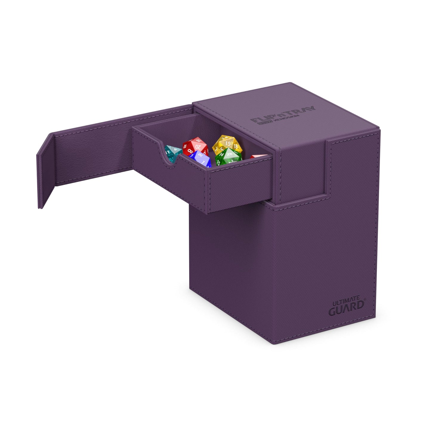 Ultimate Guard Flip'n'Tray 133+ Purple Deck Case with Magnetic Closure & Microfiber Lining