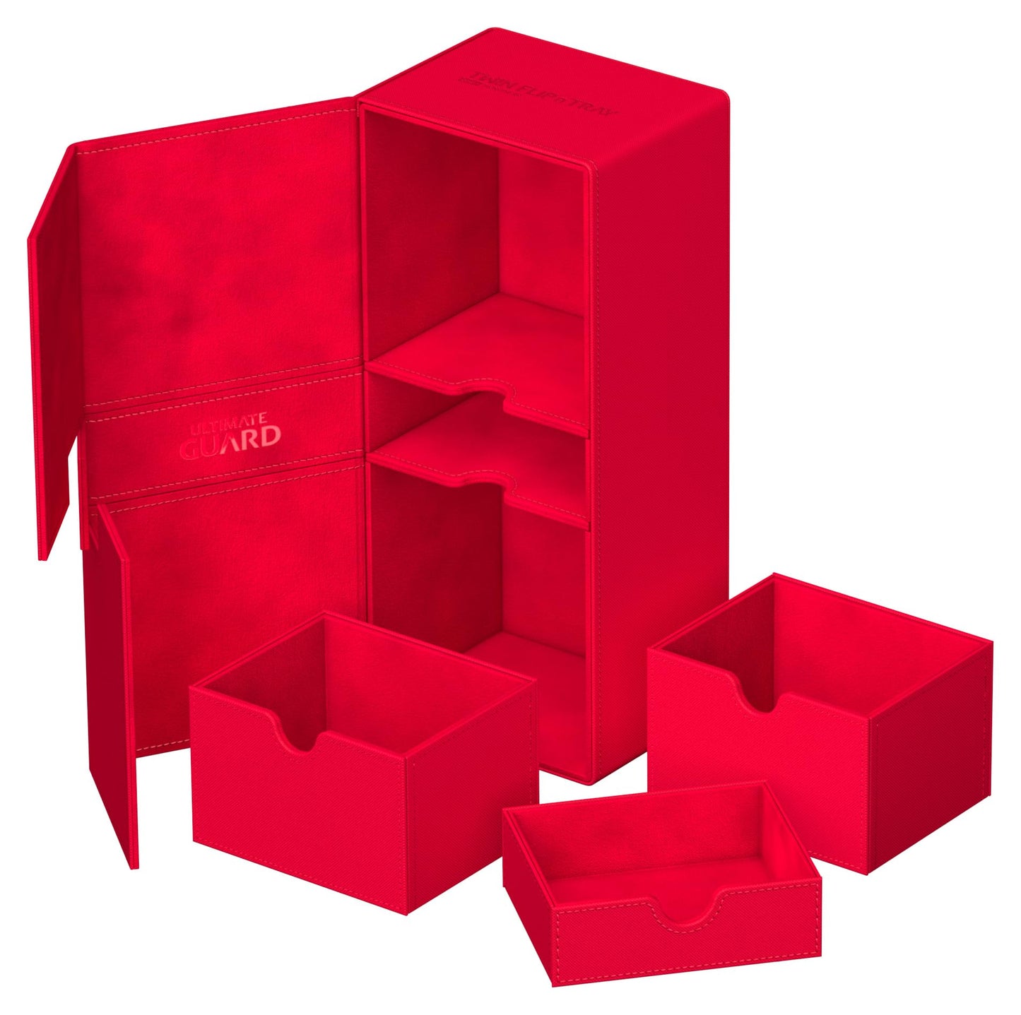 Ultimate Guard Twin Flip'n'Tray 266+ Deck Case – Independent Trays, Magnetic Closure, Microfiber Lining