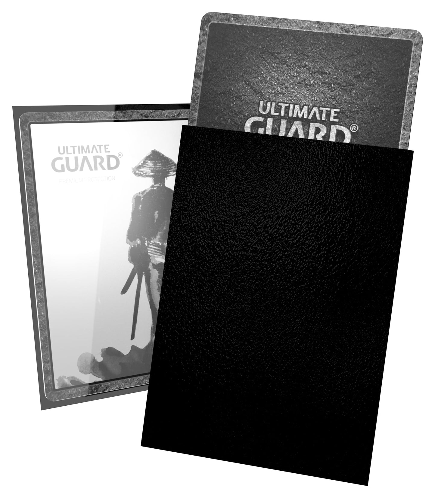 Ultimate Guard Katana Card Sleeves – 60 Japanese Size, 62 x 89mm, Black Back, No PVC, Acid-Free, High Clarity