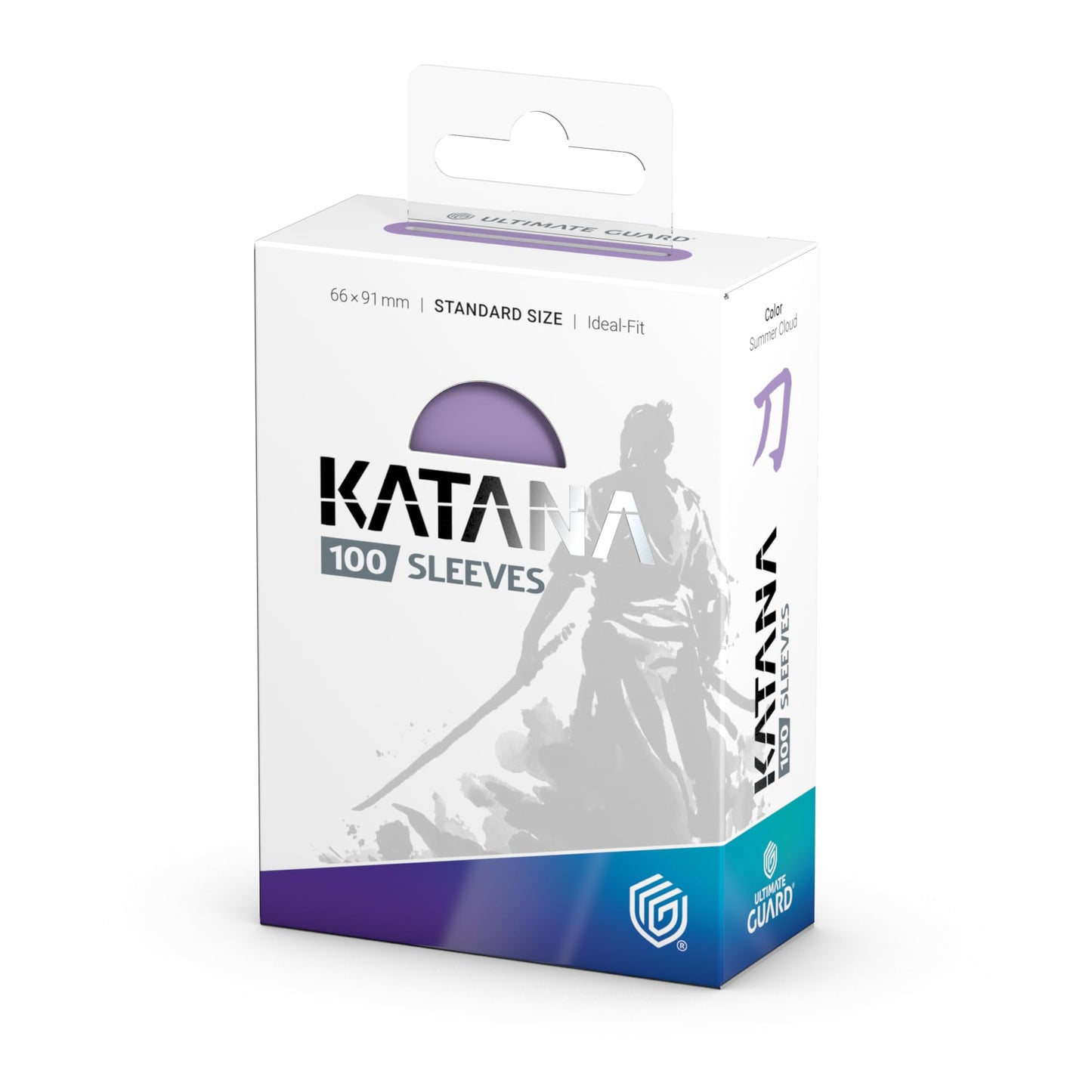 Ultimate Guard Katana Card Sleeves – 66x91mm, Summer Cloud Back, PVC-Free, Acid-Free, High Clarity