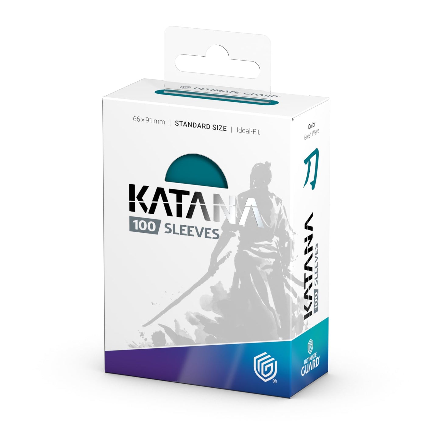 Ultimate Guard Katana Card Sleeves – 100 Standard Size 66 x 91mm, Great Wave Back | Tournament Quality, No PVC, Acid-Free