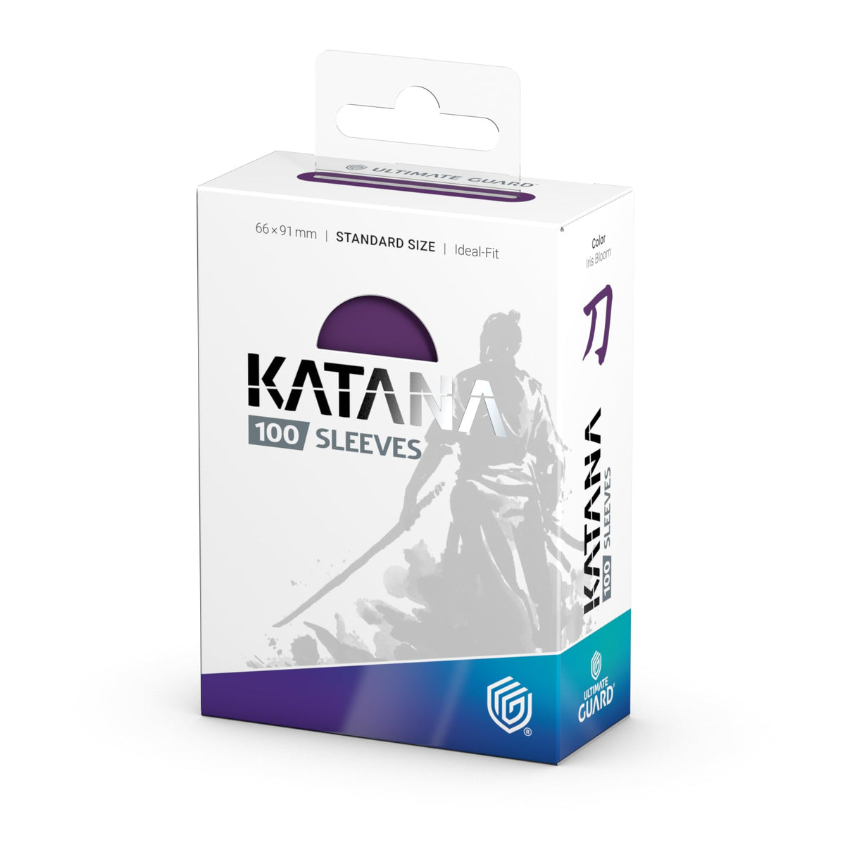 Ultimate Guard Katana Sleeves – 100 Standard 66x91mm Iris Bloom, PVC-Free, Acid-Free