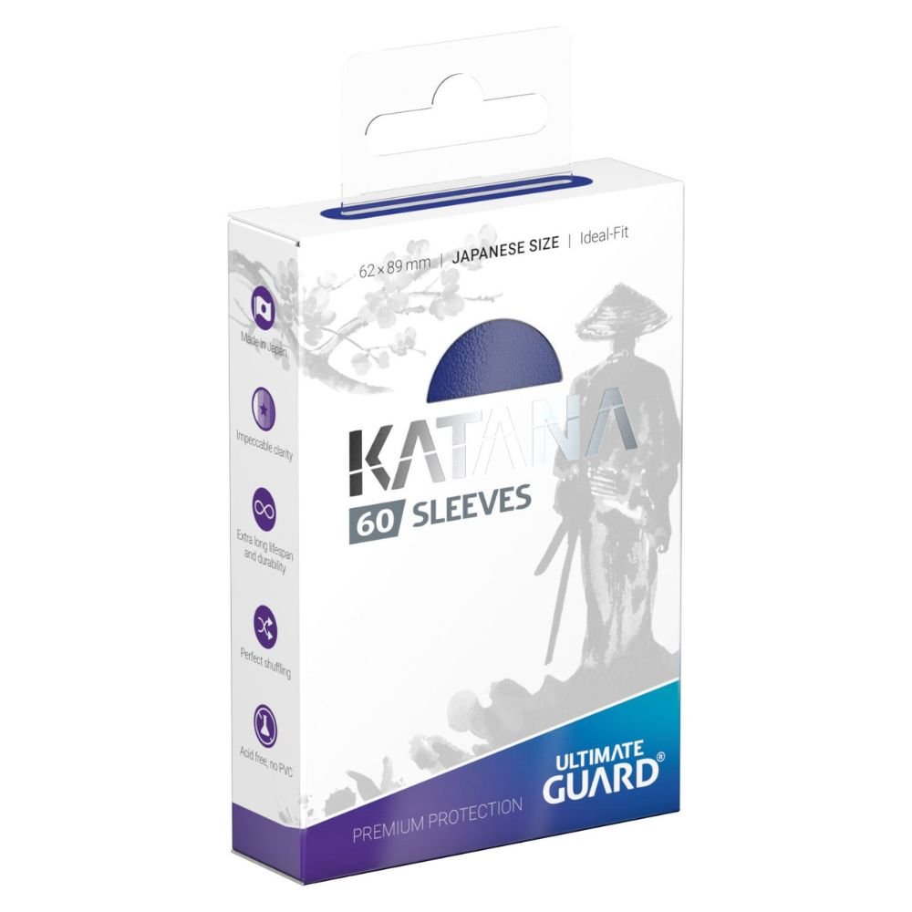 Ultimate Guard Katana Sleeves Japanese Size (60) - Blue