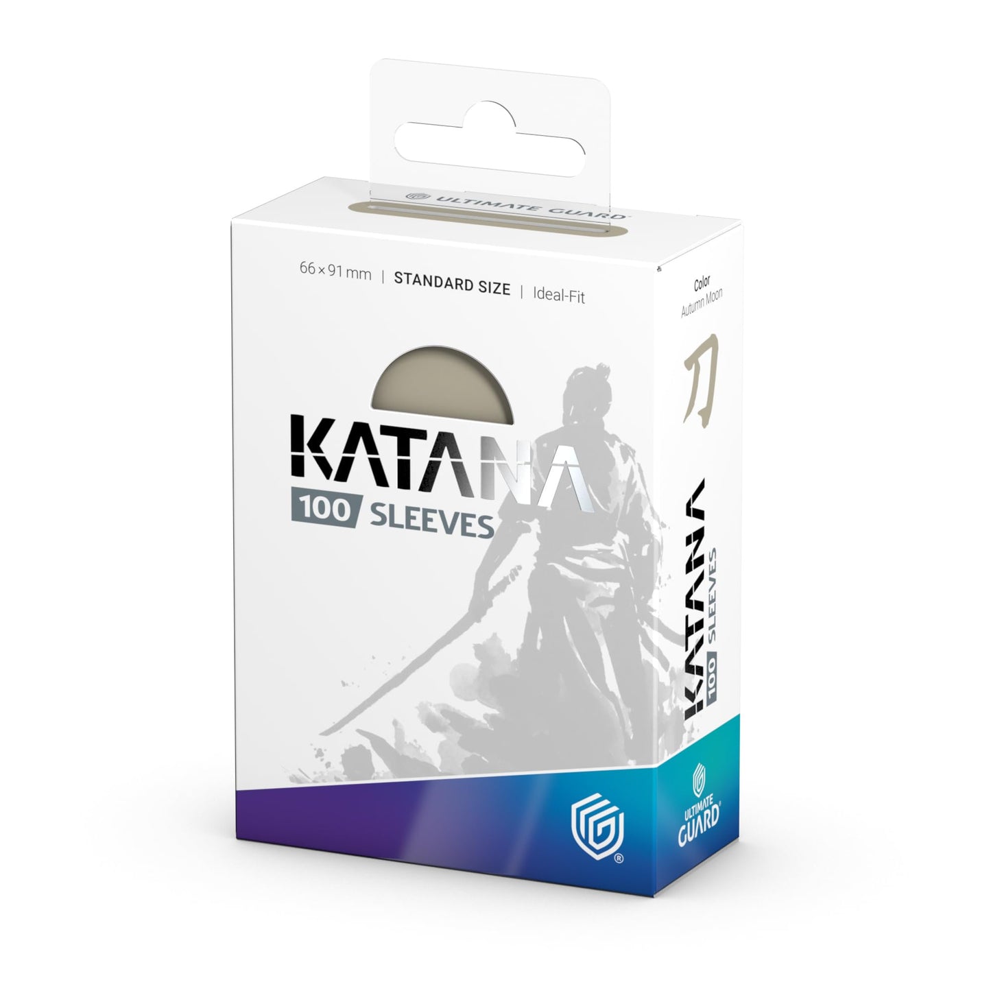 Ultimate Guard Katana Card Sleeves – 100 Standard Size 66x91mm, Autumn Moon Back, PVC-Free & Acid-Free, Tournament Quality