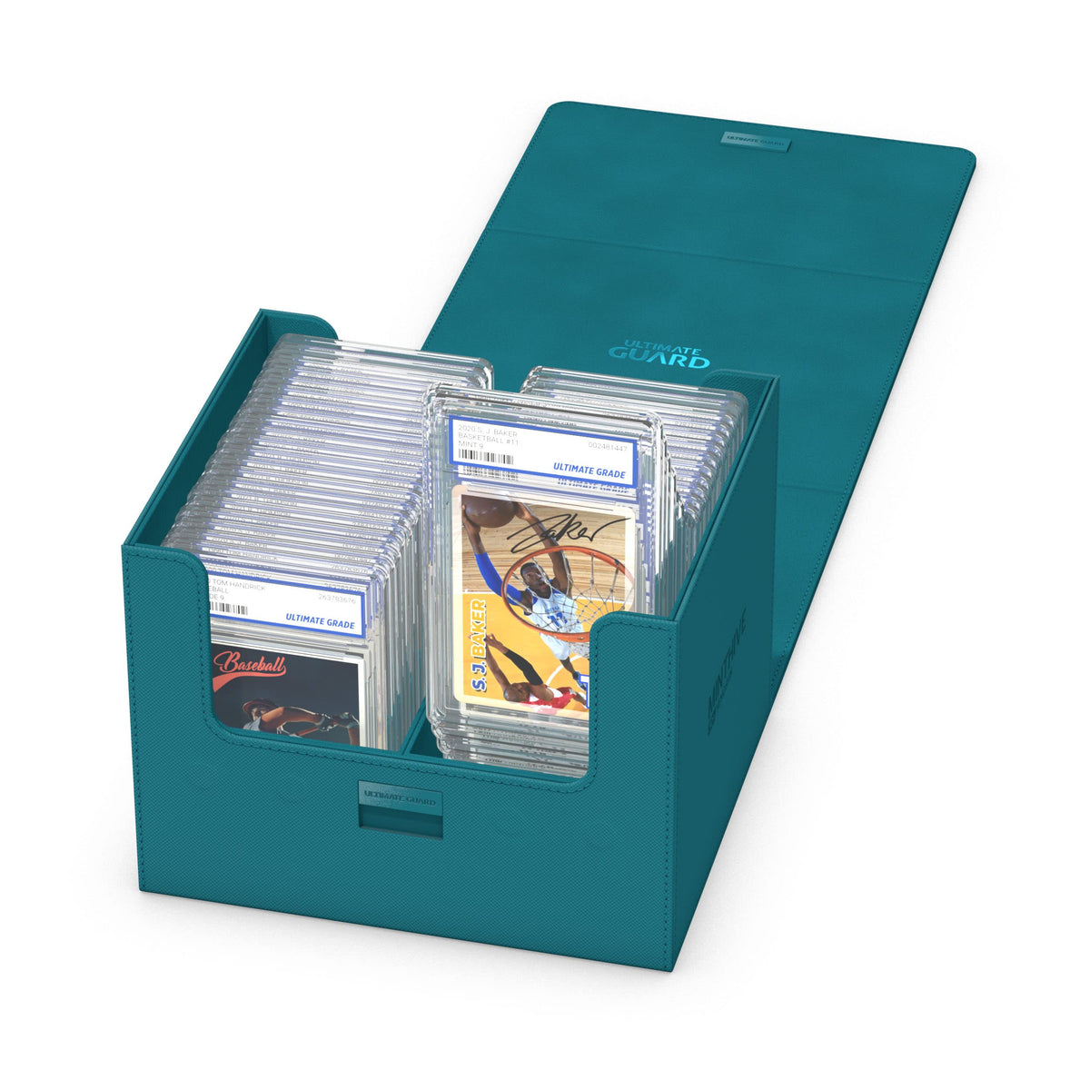 Ultimate Guard Minthive 30+ Deck Case – 30 Magnetic Card Cases, Petrol