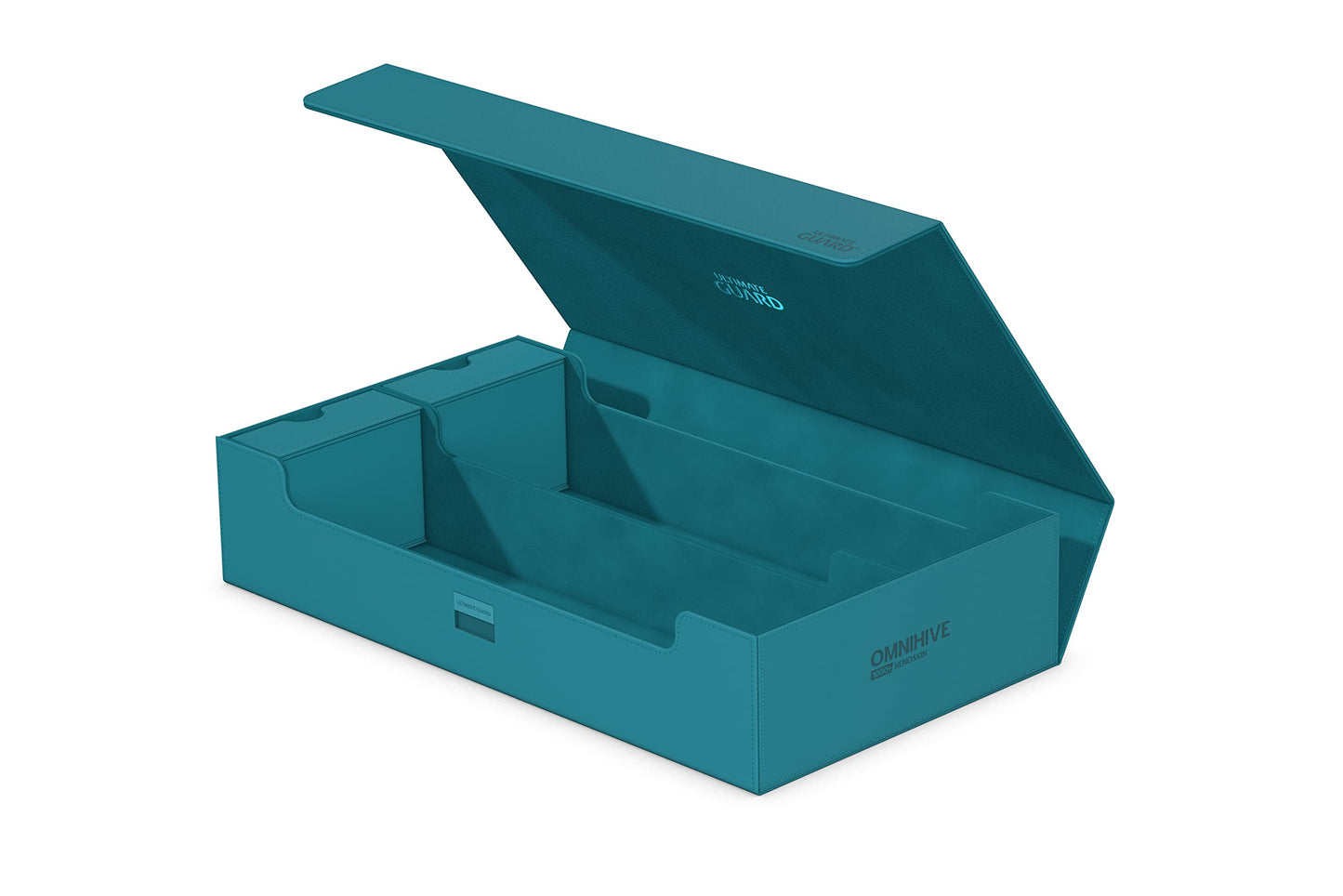 Ultimate Guard Omnihive 1000+ Deck Case – 1000 Double-Sleeved Cards, 2 Removable Trays, Petrol
