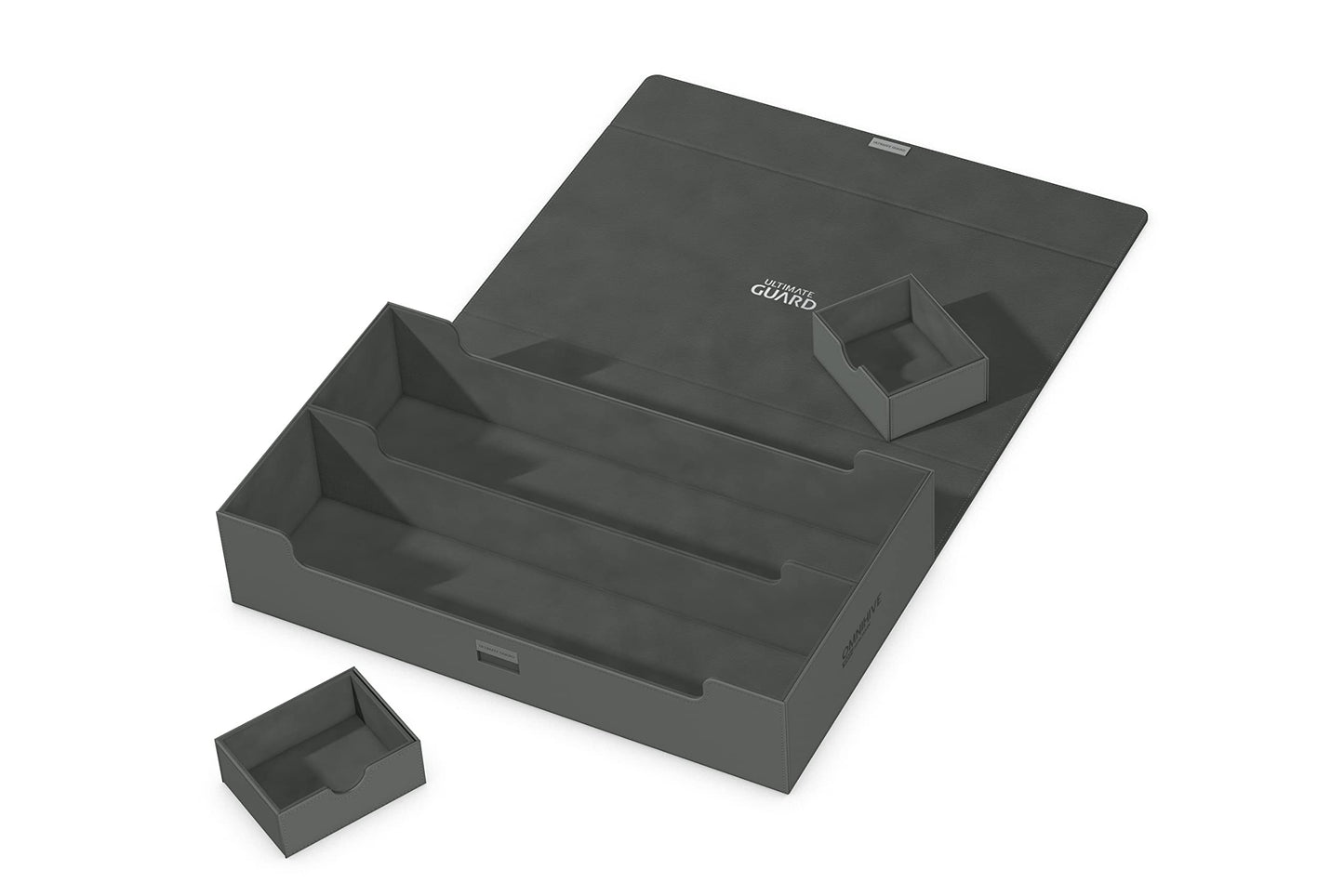 Ultimate Guard Omnihive 1000+ Deck Case – 2 Removable Trays, Magnetic Closure, Grey