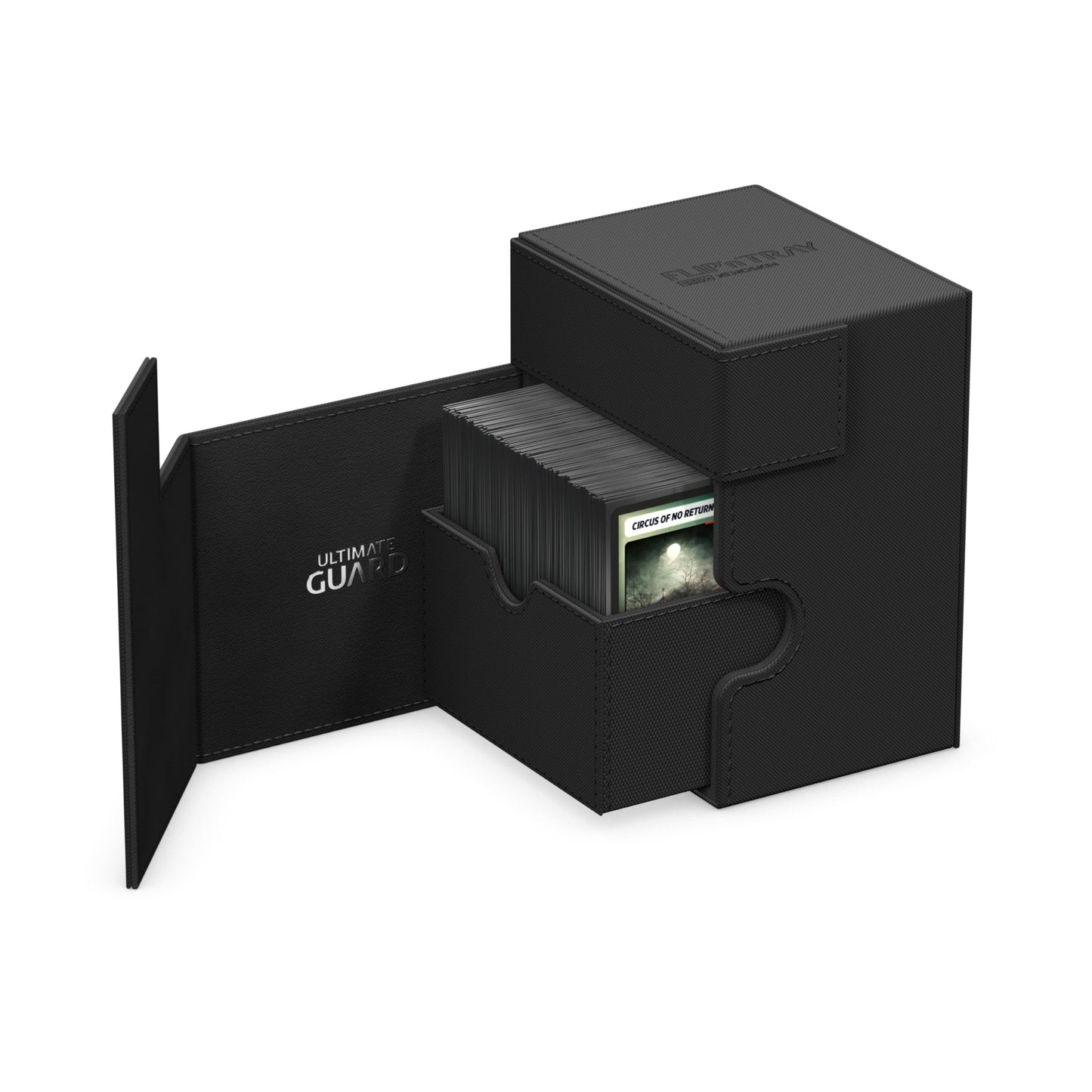 Ultimate Guard Flip'n'Tray 133+ Deck Case with Dice Tray – Black