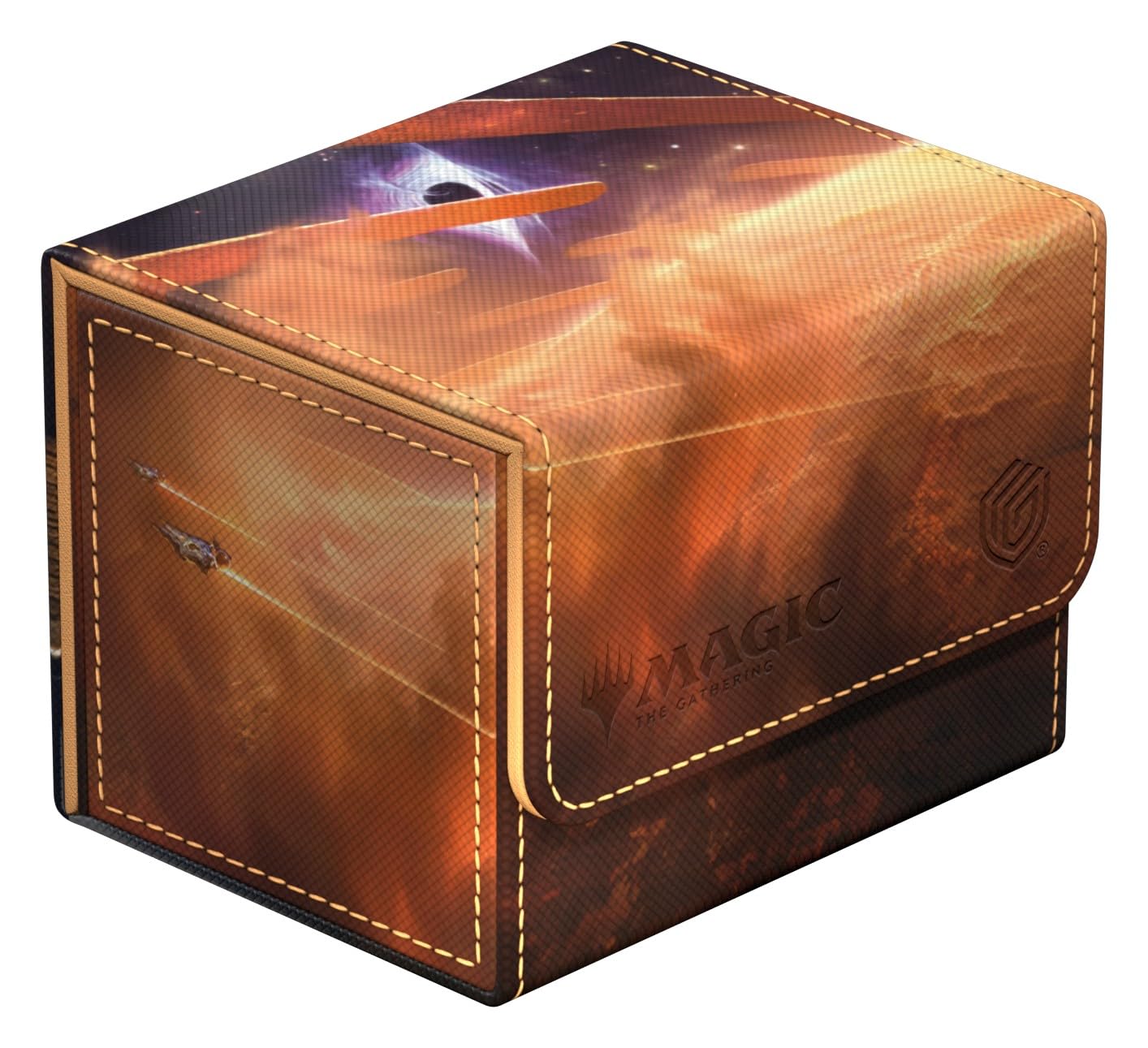 Ultimate Guard Sidewinder 100+ Xenoskin MTG Deck Case – Edge of Eternities (Adagia, Windswept Bastion)