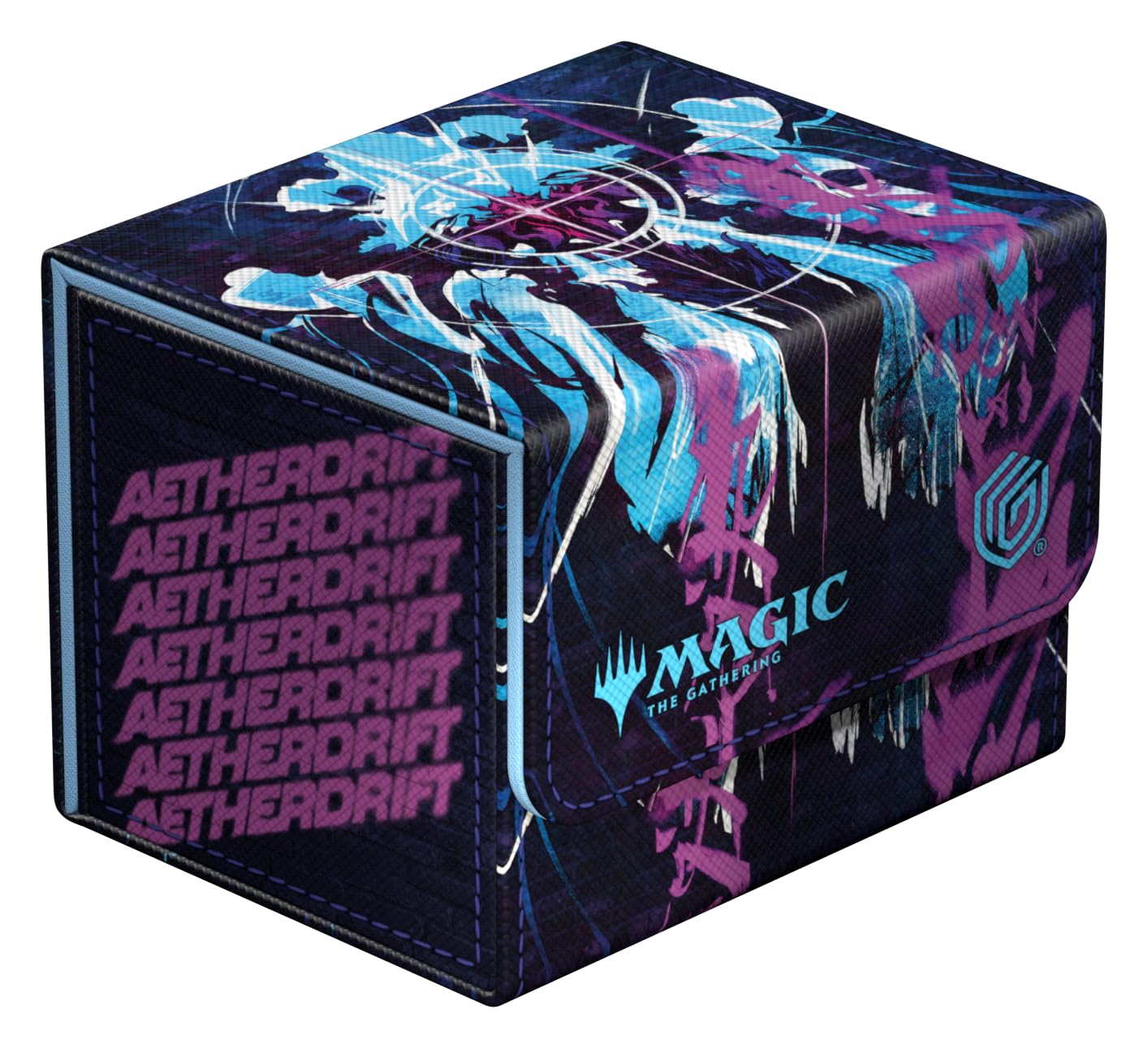 Ultimate Guard Sidewinder 100+ – MTG Aetherdrift Oildeep Gearhulk Deck Case | 100+ Cards
