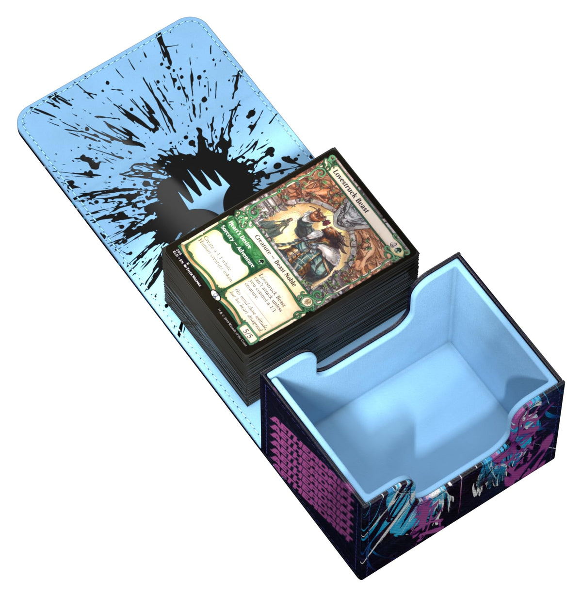 Ultimate Guard Sidewinder 100+ – MTG Aetherdrift Oildeep Gearhulk Deck Case | 100+ Cards