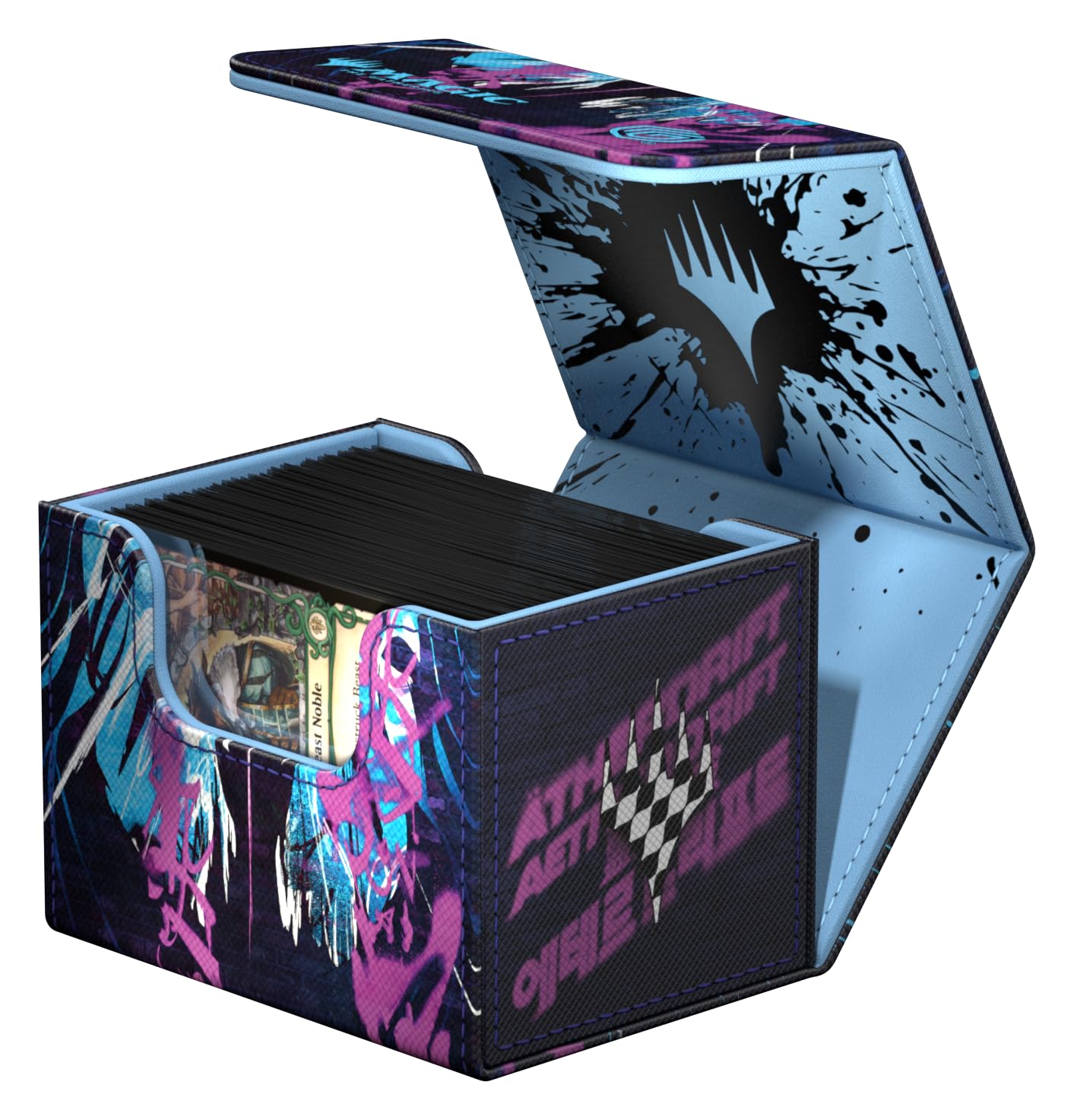Ultimate Guard Sidewinder 100+ – MTG Aetherdrift Oildeep Gearhulk Deck Case | 100+ Cards