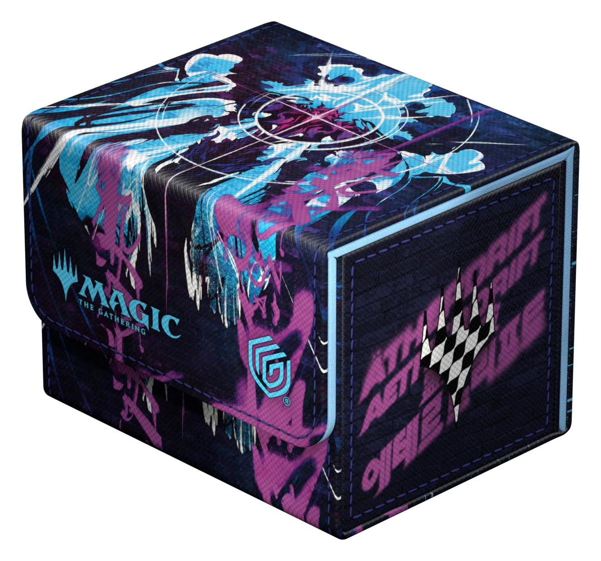 Ultimate Guard Sidewinder 100+ – MTG Aetherdrift Oildeep Gearhulk Deck Case | 100+ Cards