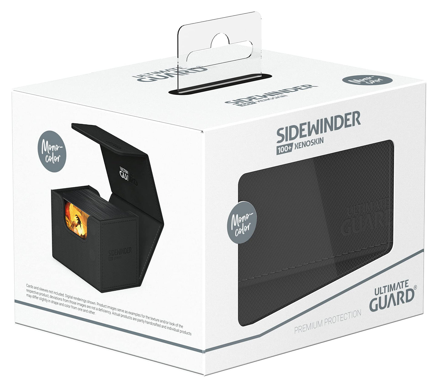 Ultimate Guard Sidewinder 100+ Deck Box – 100 Double-Sleeved Cards, Magnetic Closure, Microfiber Lining