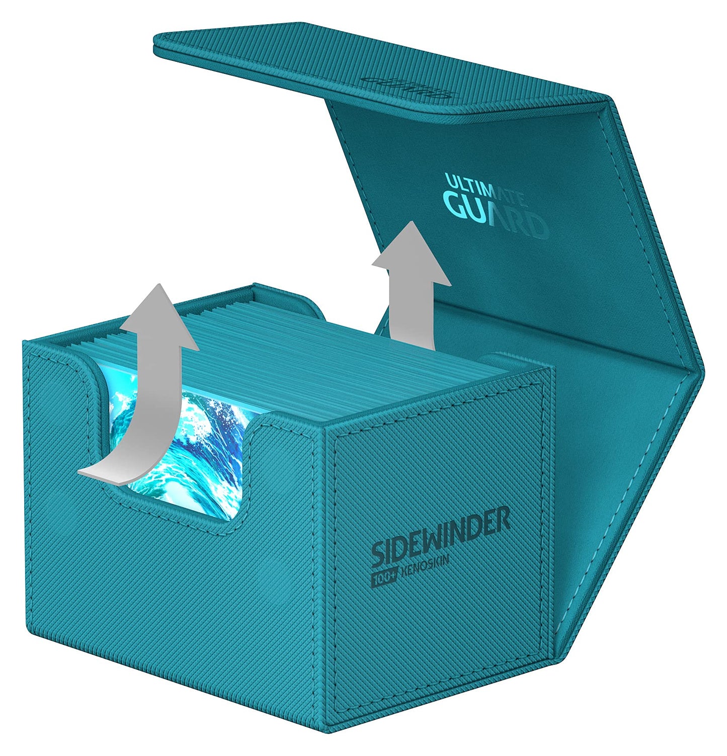 Ultimate Guard Sidewinder 100+ Deck Box – Holds 100 Double-Sleeved Cards | Magnetic Closure & XenoSkin