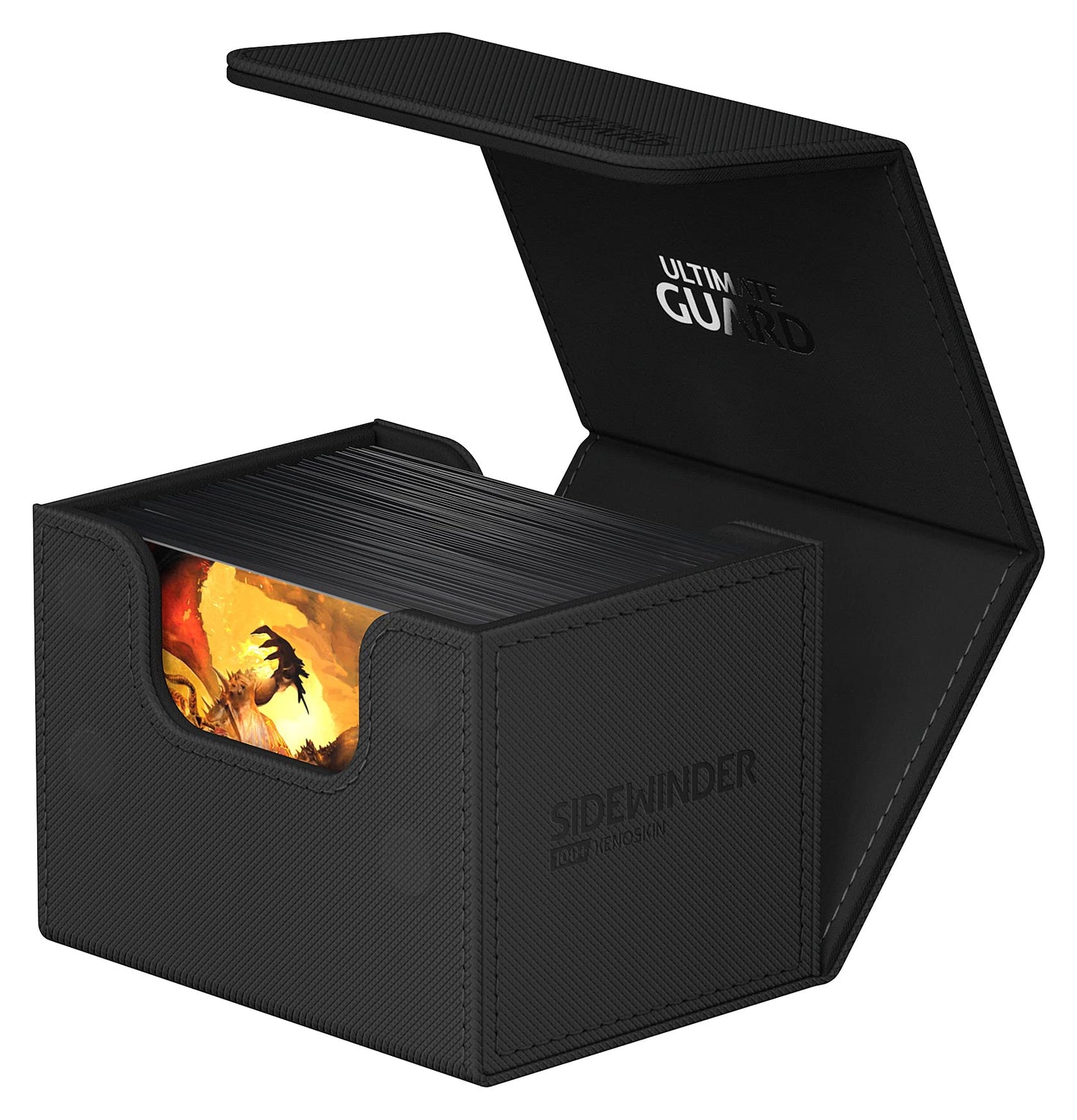 Ultimate Guard Sidewinder 100+ Deck Box – 100 Double-Sleeved Cards, Magnetic Closure, Microfiber Lining