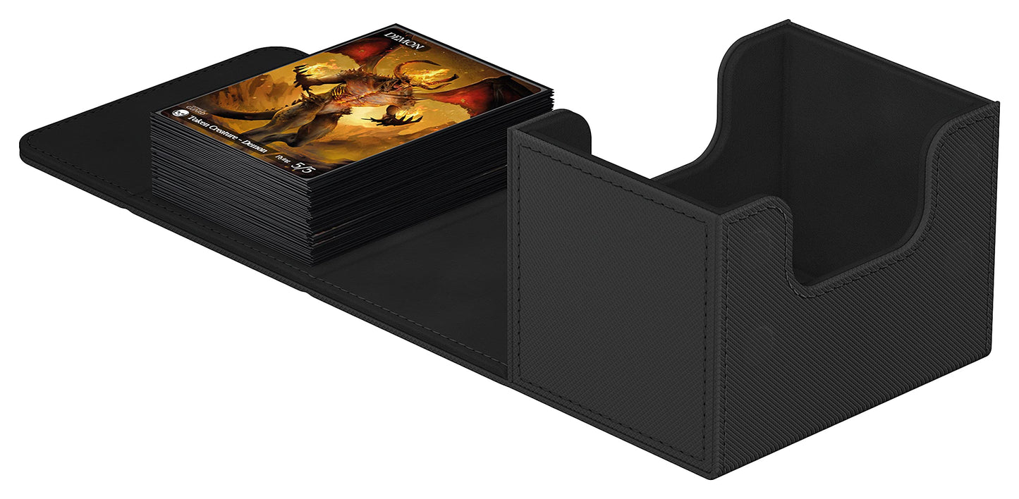 Ultimate Guard Sidewinder 100+ Deck Box – 100 Double-Sleeved Cards, Magnetic Closure, Microfiber Lining