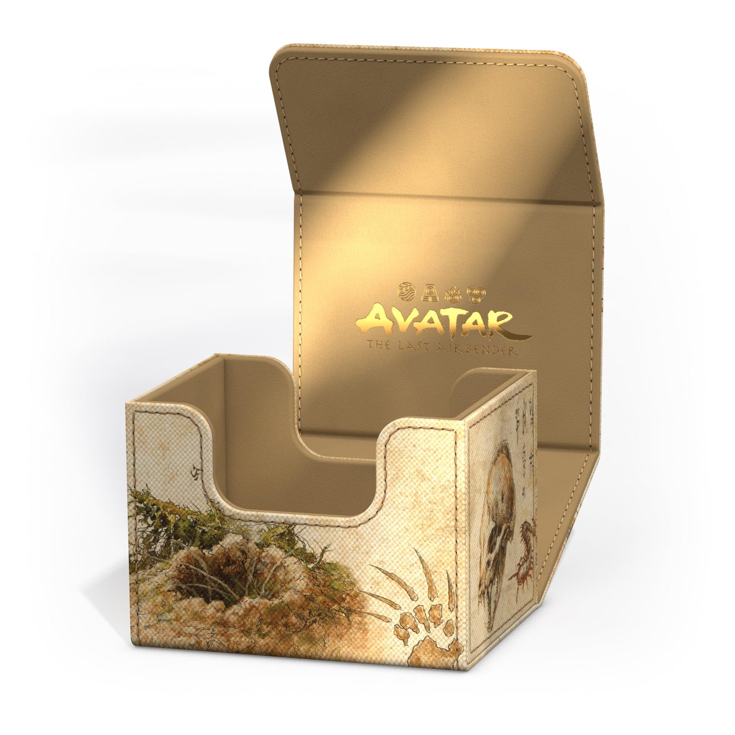 Ultimate Guard Sidewinder 100+ Xenoskin Deck Case – Avatar: The Last Airbender Badgermole Cub