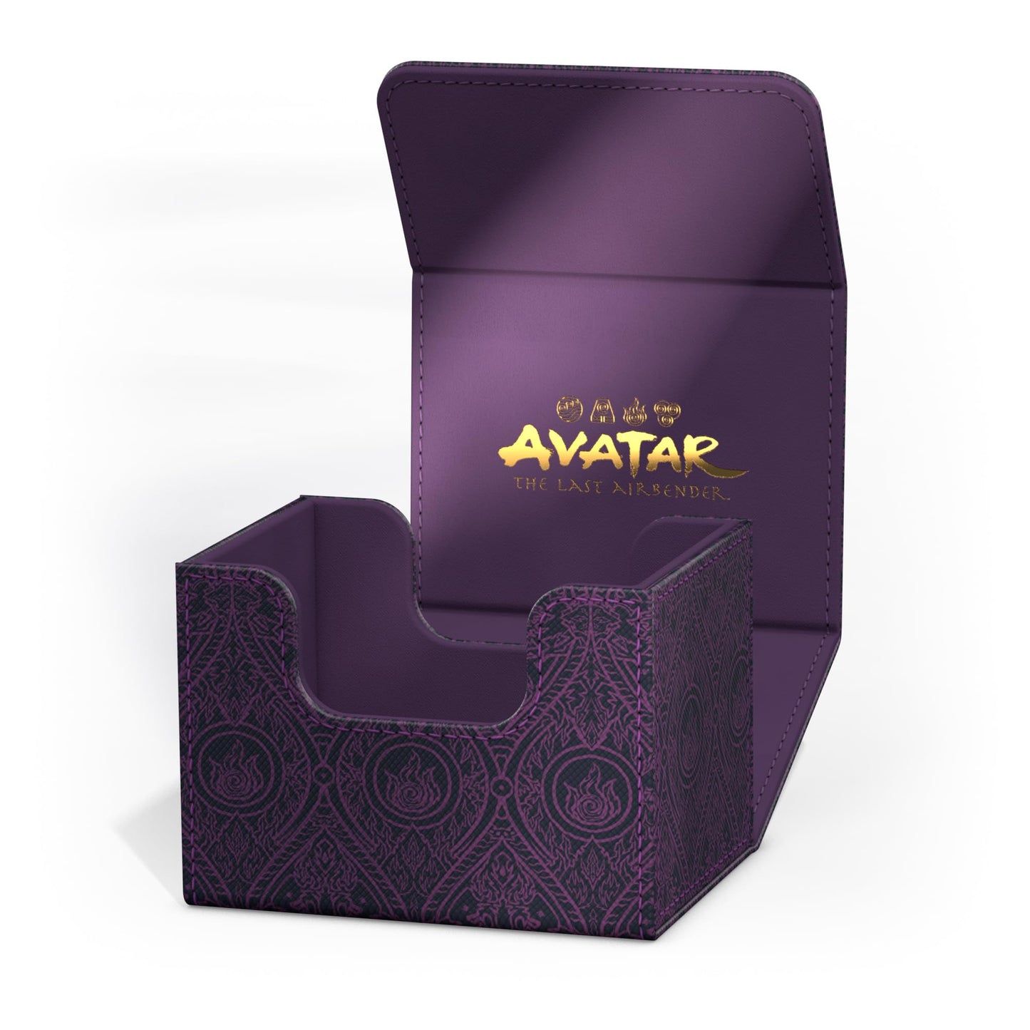Ultimate Guard Sidewinder 100+ Xenoskin Deck Case | Universes Beyond Avatar: The Last Airbender – Black Mana