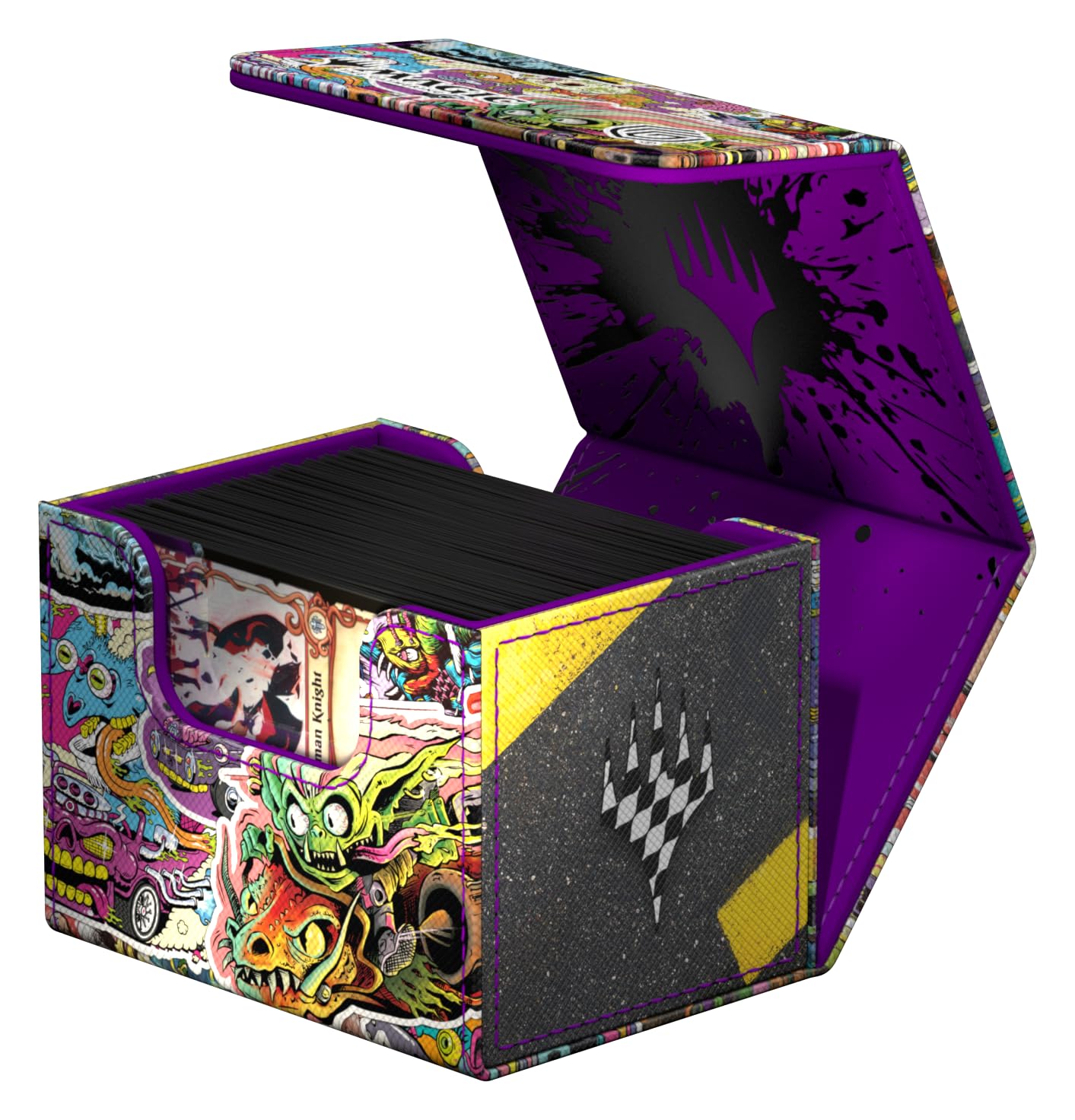 Ultimate Guard Sidewinder 100+ Case for MTG - Aetherdrift Revved-Up Racers | Official Art