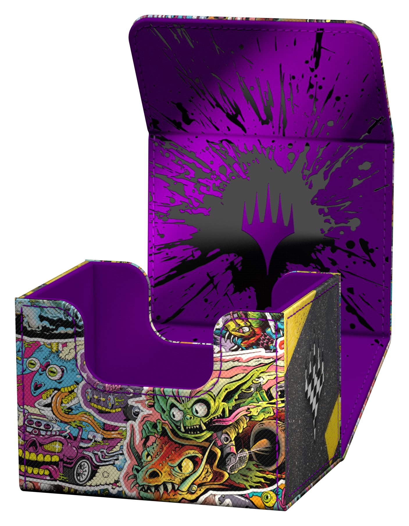 Ultimate Guard Sidewinder 100+ Case for MTG - Aetherdrift Revved-Up Racers | Official Art