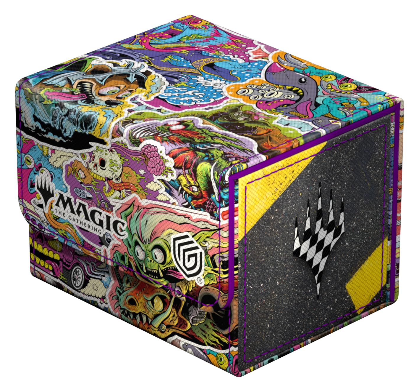 Ultimate Guard Sidewinder 100+ Case for MTG - Aetherdrift Revved-Up Racers | Official Art
