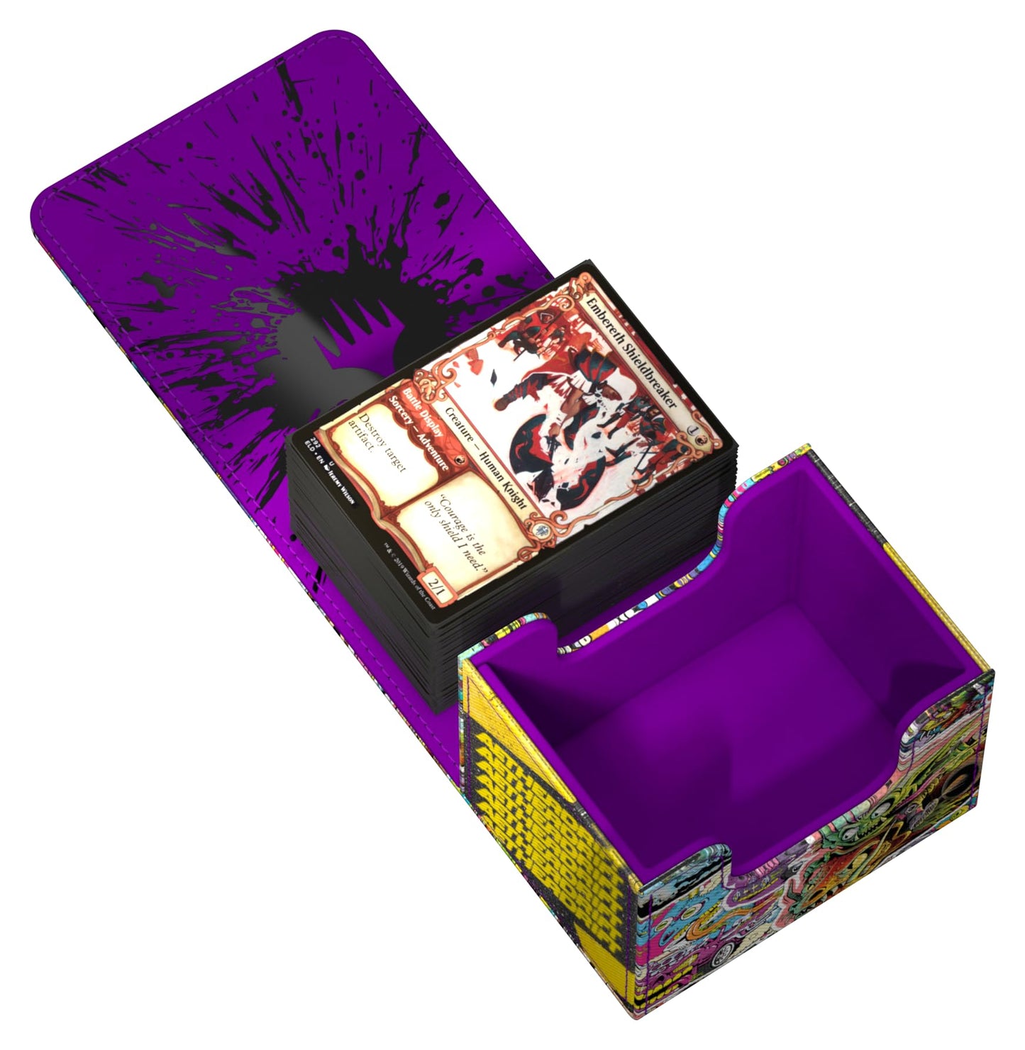 Ultimate Guard Sidewinder 100+ Case for MTG - Aetherdrift Revved-Up Racers | Official Art