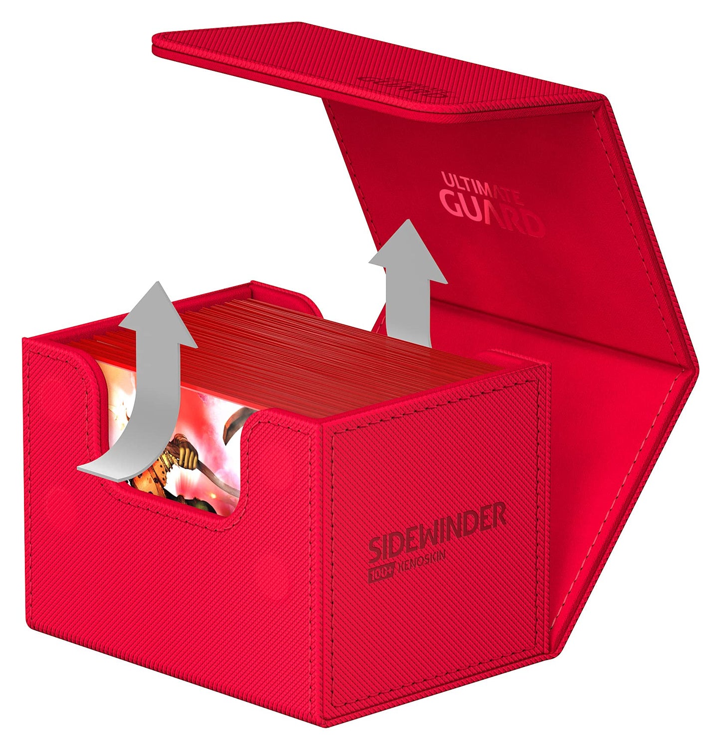 Ultimate Guard Sidewinder 100+ Deck Box for 100 Double-Sleeved Cards | Magnetic Closure