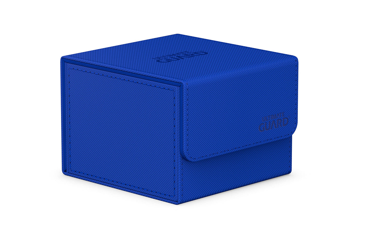 Ultimate Guard Sidewinder 133+ Deck Box – Magnetic Closure, 133+ Double-Sleeved Card Storage, Blue
