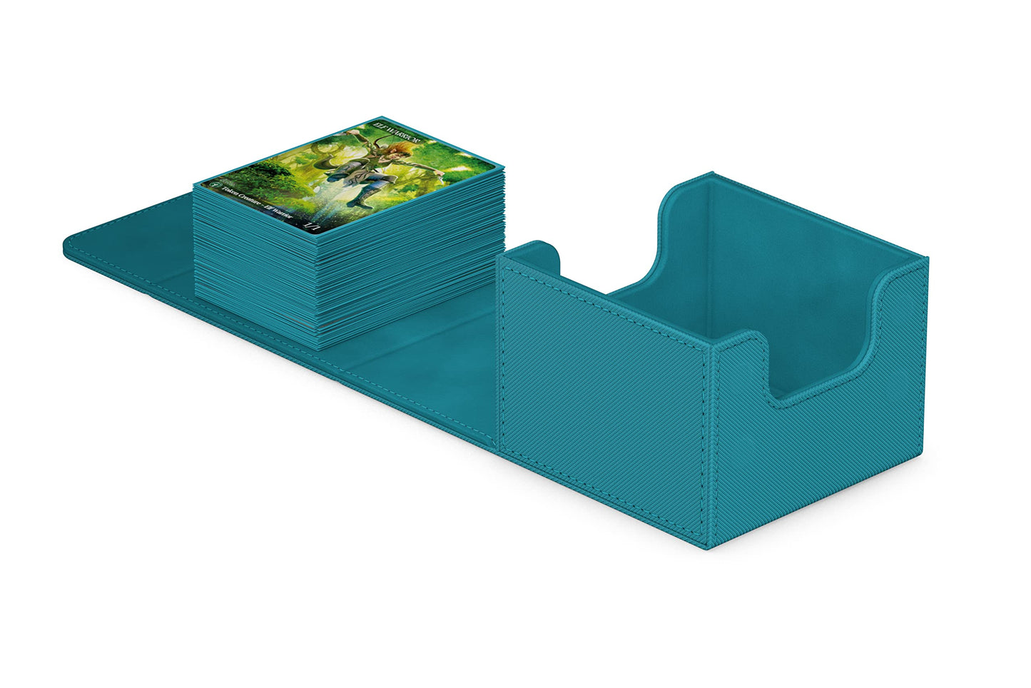 Ultimate Guard Sidewinder 133+ Deck Box – Petrol, Magnetic Closure, Microfiber Lining
