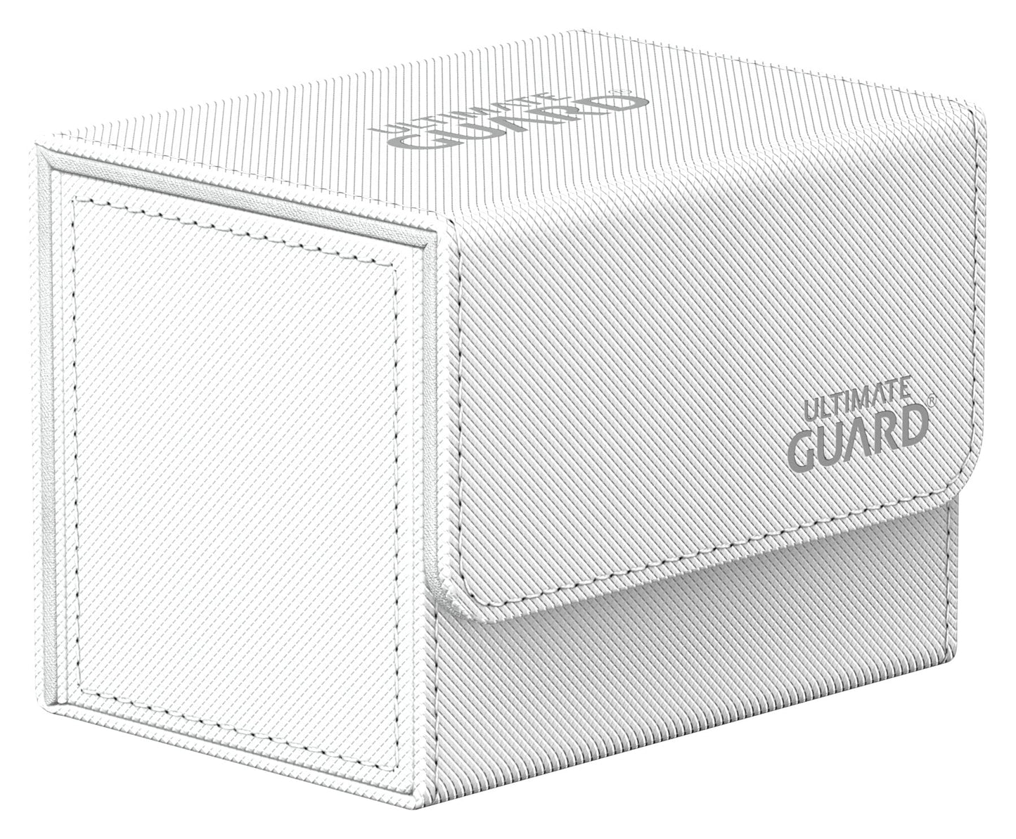 Ultimate Guard Sidewinder 80+ Deck Box – Magnetic Closure, White, Secure 80 Double-Sleeved Cards