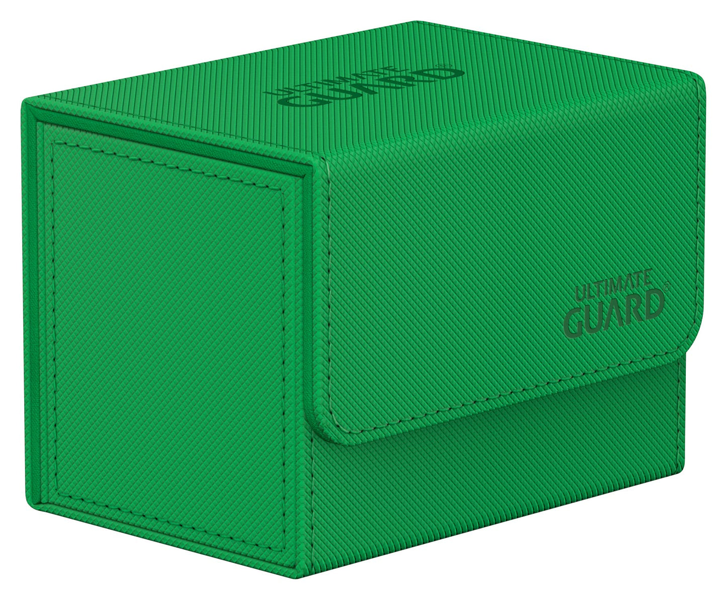 Ultimate Guard Sidewinder 80+ Deck Box – 80 Double-Sleeved Cards, Green