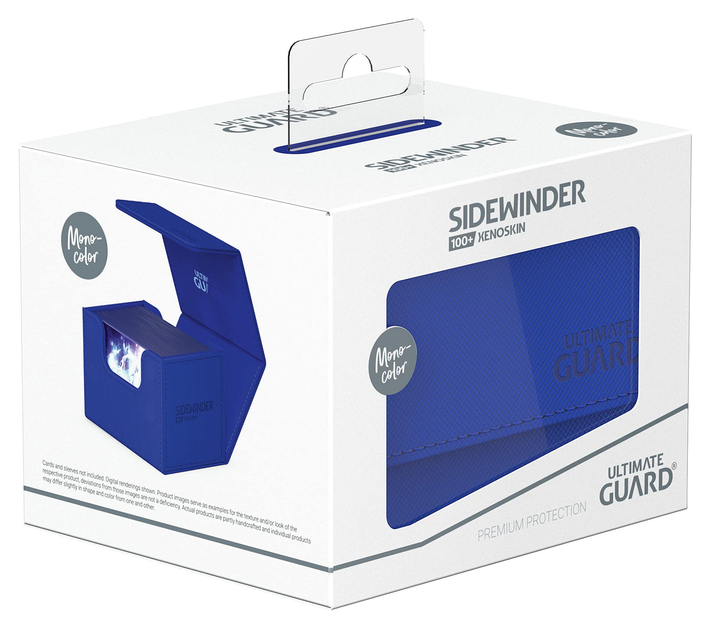 Ultimate Guard Sidewinder 100+ Deck Box – Blue, Magnetic Closure