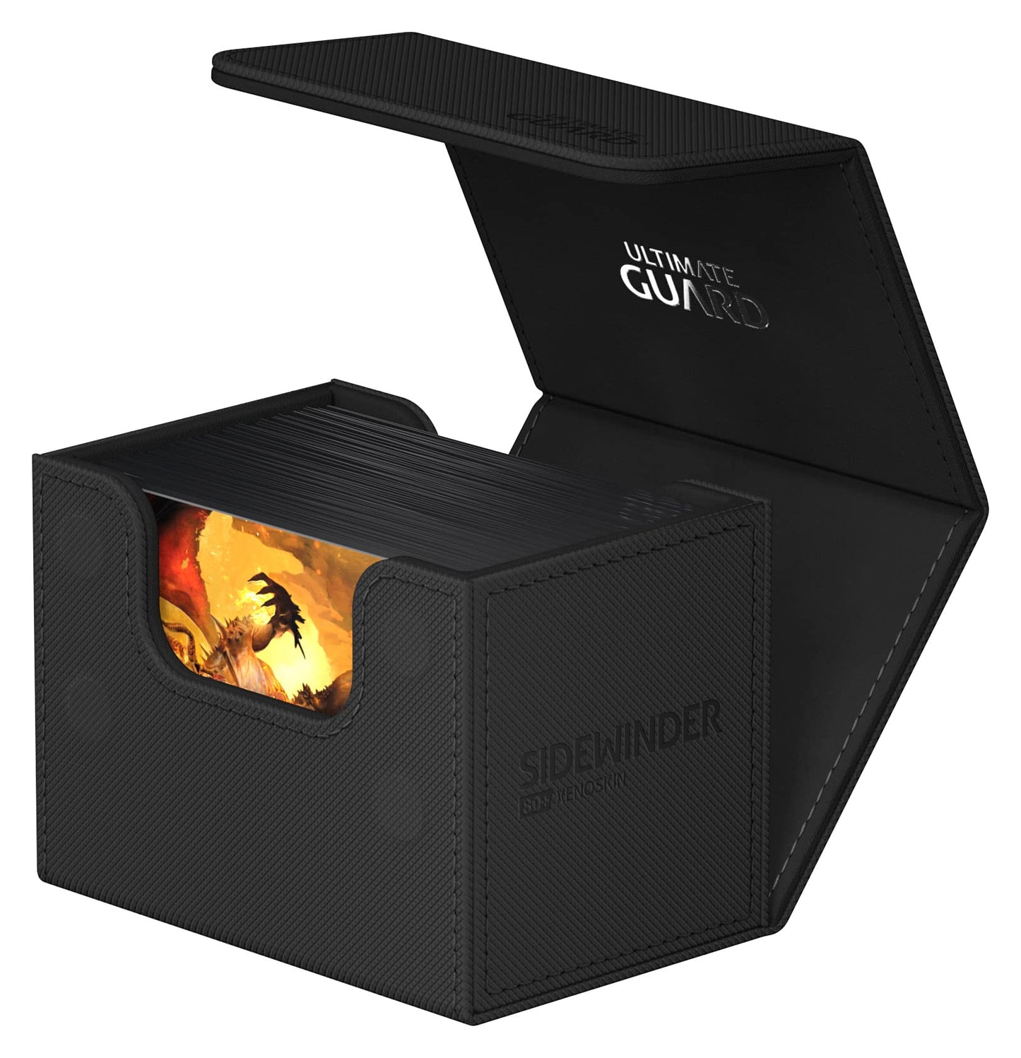 Ultimate Guard Sidewinder 80+ Deck Box – Holds 80 Double-Sleeved Cards | Magnetic Closure