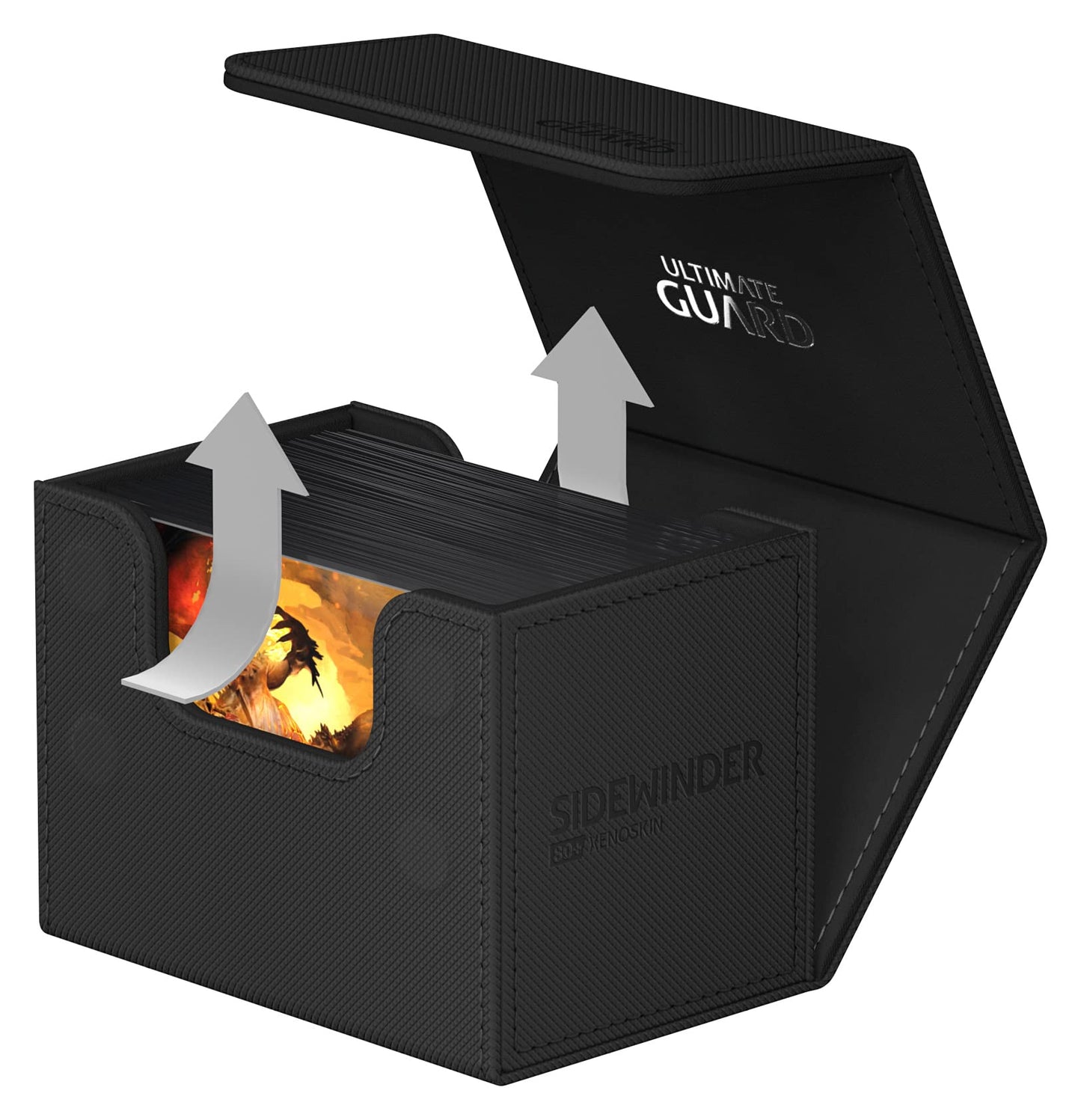 Ultimate Guard Sidewinder 80+ Deck Box – Holds 80 Double-Sleeved Cards | Magnetic Closure