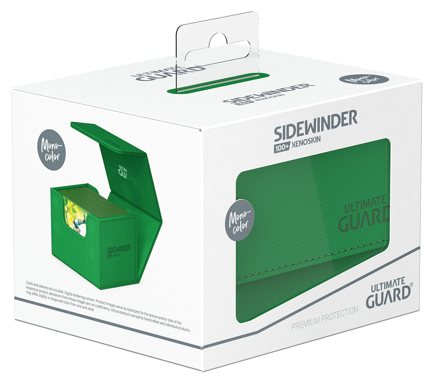 Ultimate Guard Sidewinder 100+ Deck Box — Magnetic Closure, XenoSkin, 100 Double-Sleeved Card Capacity