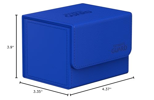 Ultimate Guard Sidewinder 100+ Deck Box – Blue, Magnetic Closure