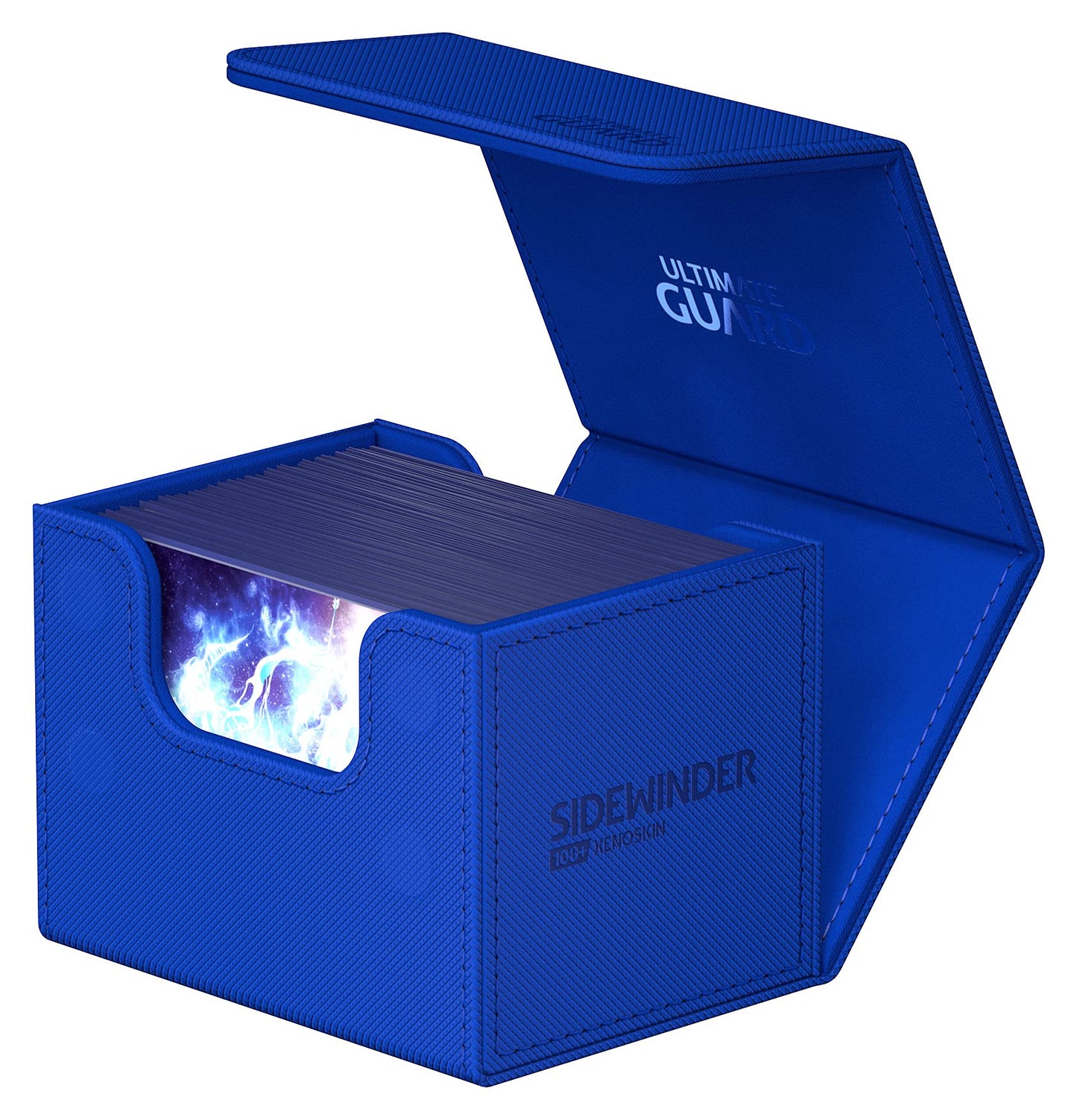 Ultimate Guard Sidewinder 100+ Deck Box – Blue, Magnetic Closure