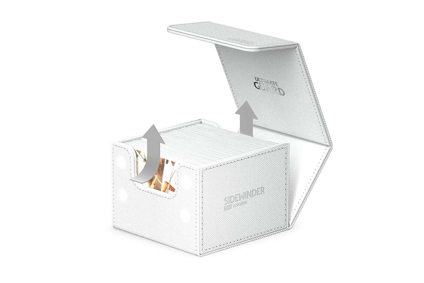 Ultimate Guard Sidewinder 133+ Deck Box – Magnetic Closure, Microfiber Lining, Secure 133+ Double-Sleeved Cards