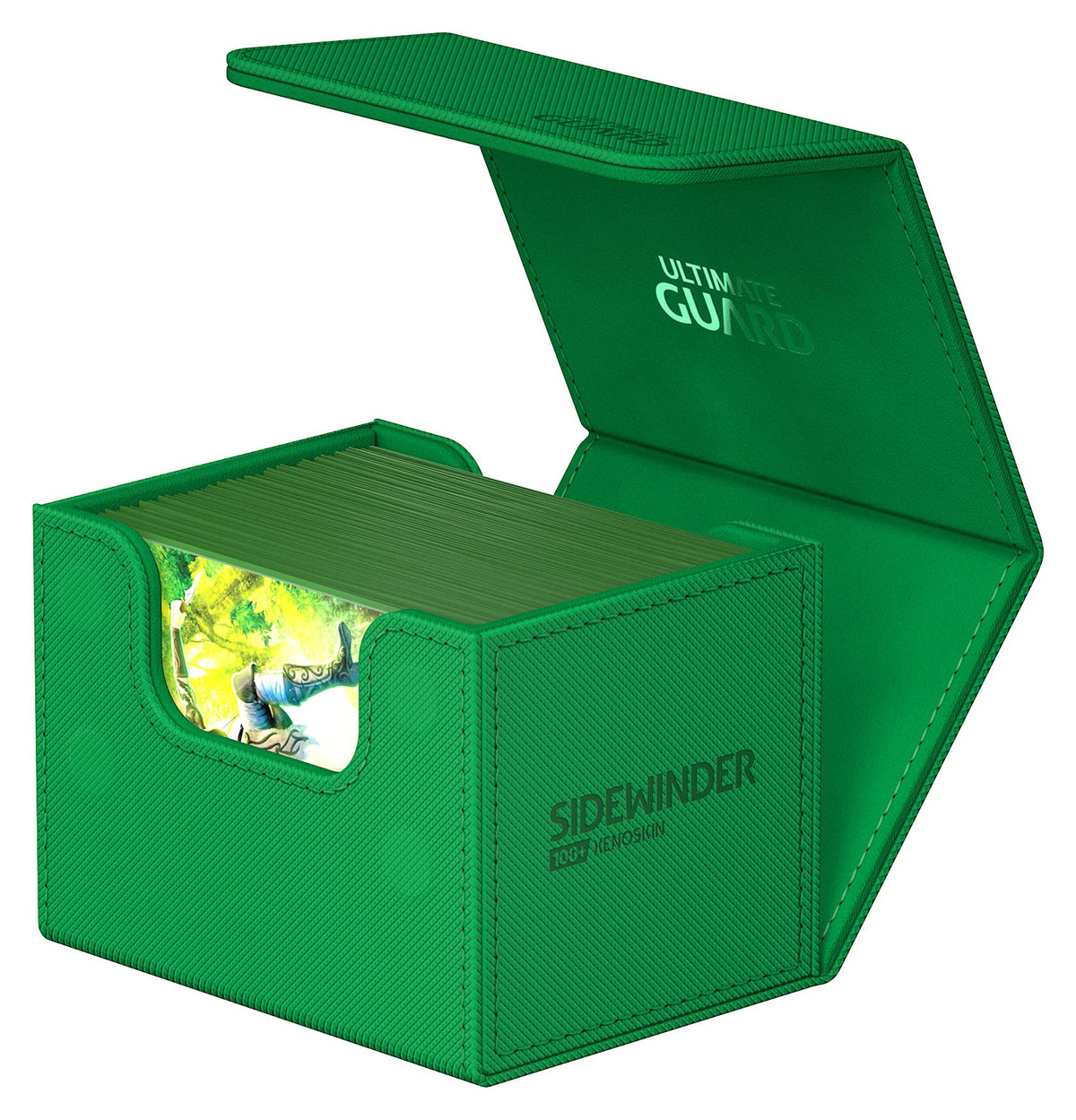 Ultimate Guard Sidewinder 100+ Deck Box — Magnetic Closure, XenoSkin, 100 Double-Sleeved Card Capacity