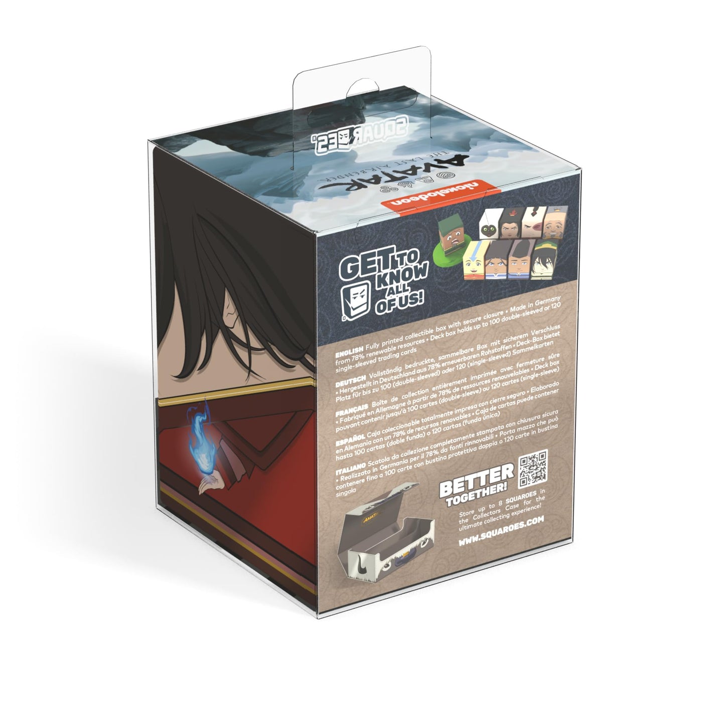 Ultimate Guard Squaroes Boulder 100+ AV007 Azula – Secure Collectible Deck Box